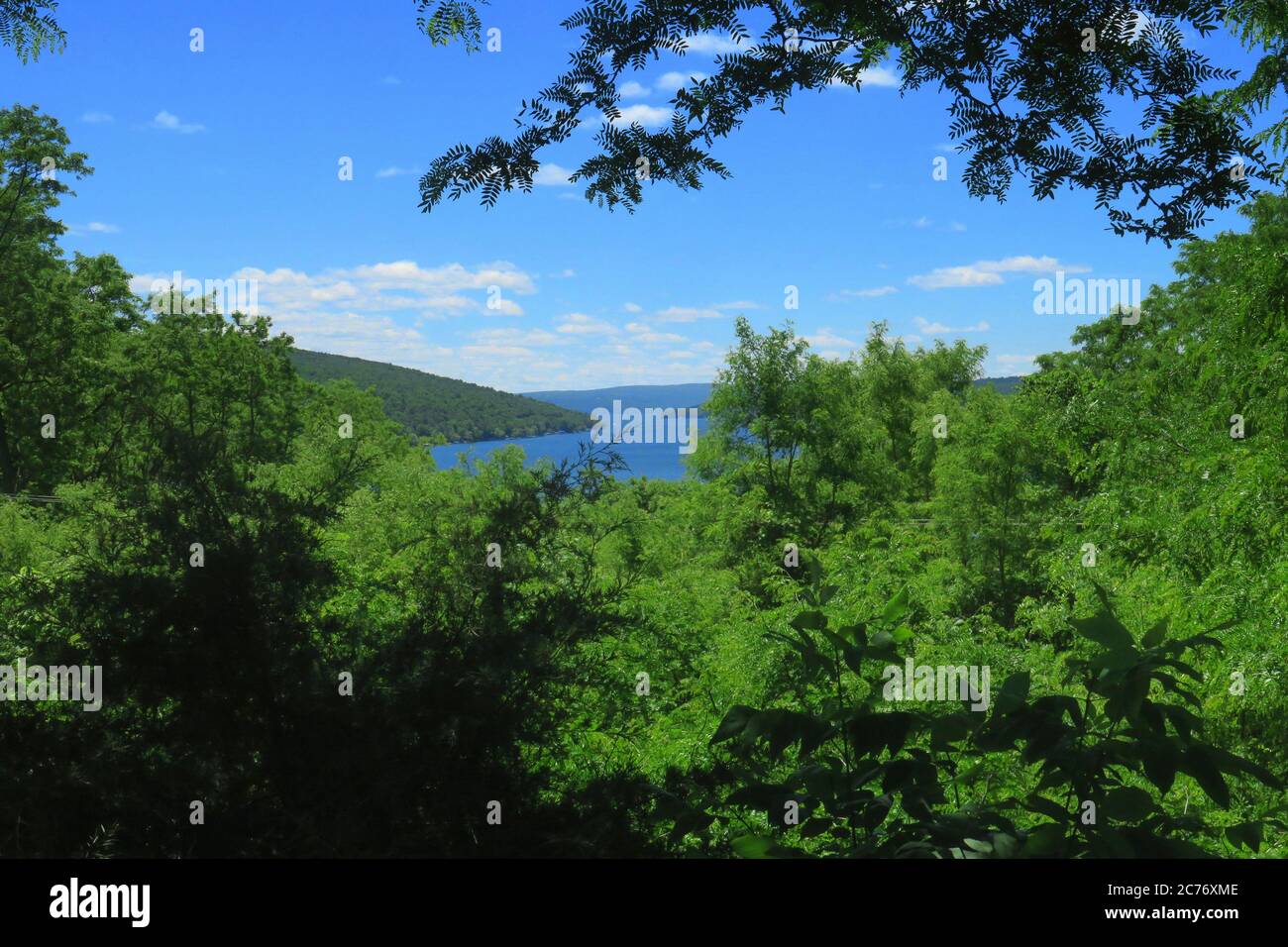 Keuka Lake, in der Finger Lakes Gegend des Staates New York Stockfoto