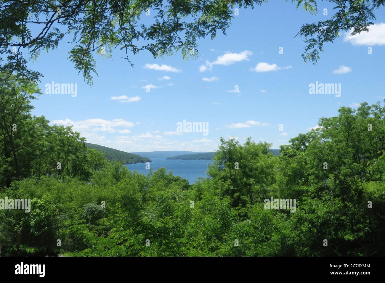 Keuka Lake, in der Finger Lakes Gegend des Staates New York Stockfoto