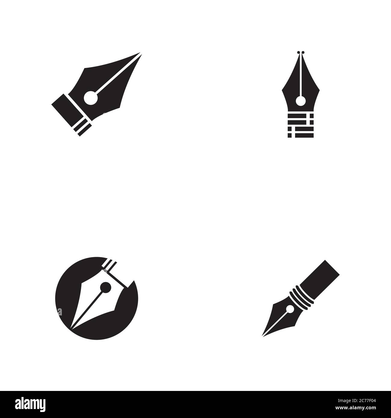 Stift Symbol Vorlage Vektor Illustration Design Stock Vektor