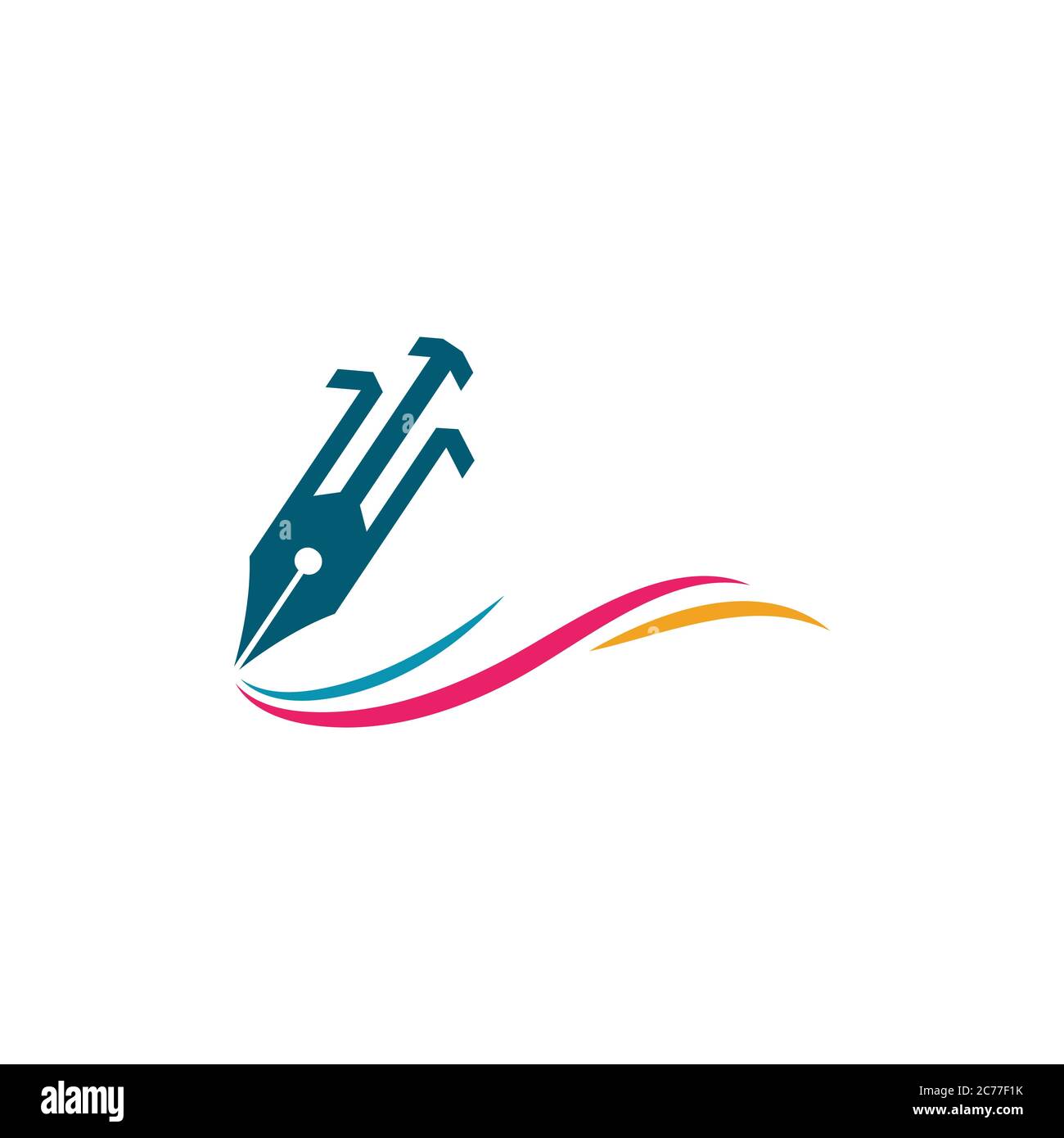 Stift Symbol Vorlage Vektor Illustration Design Stock Vektor