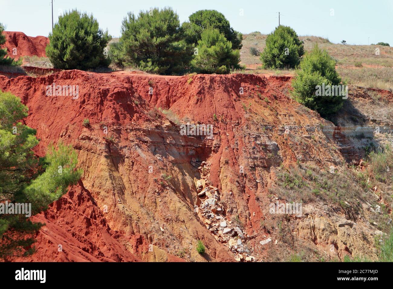 Otranto - Rupe della Cava di Bauxit Stockfoto