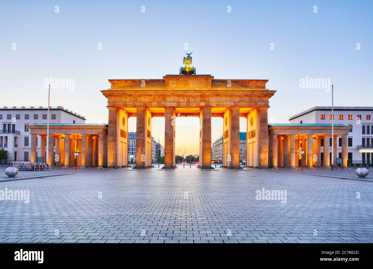 Brandenburger Tor in Berlin, Deutschland Stockfoto