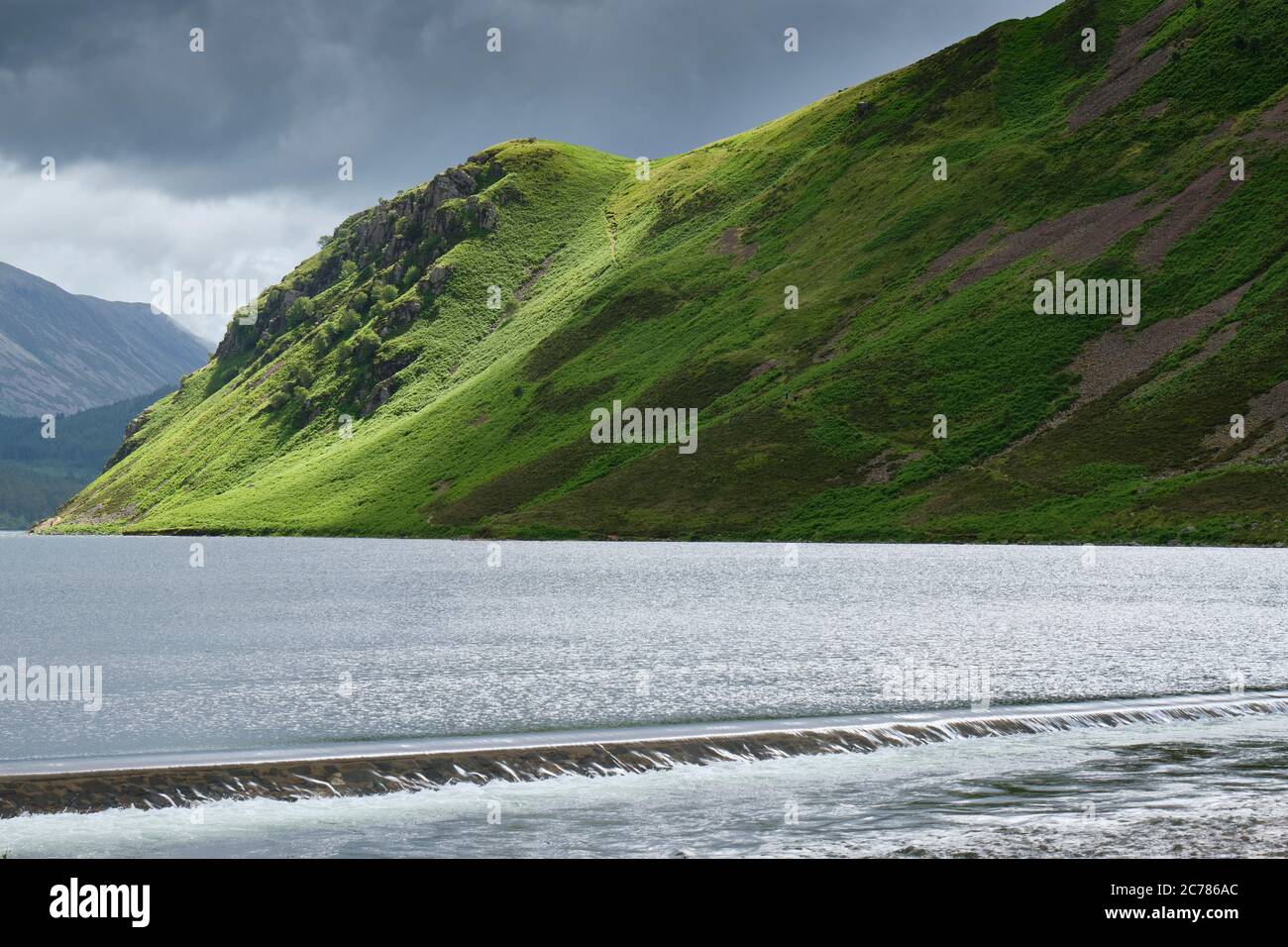 Sunlight on Crag Fell, Ennerdale, Lake District, Cumbria Stockfoto