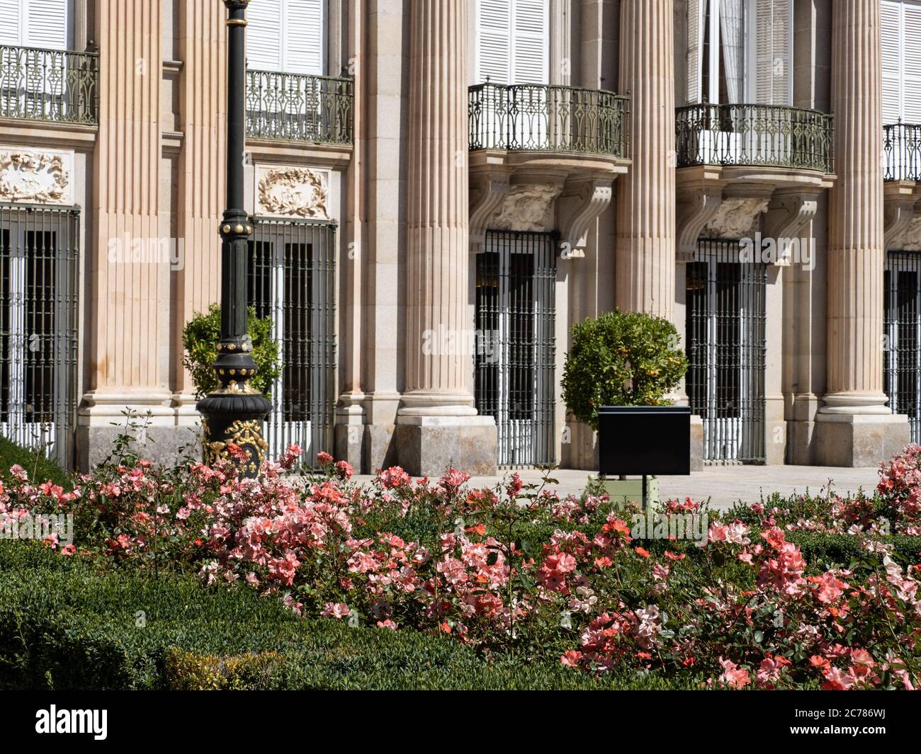 Königlicher Palast von La Granja de San Ildefonso, Segovia, Spanien Stockfoto