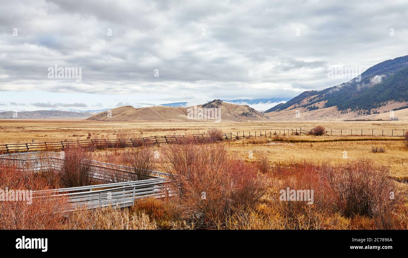Grand Teton National Park im Herbst, Wyoming, USA. Stockfoto