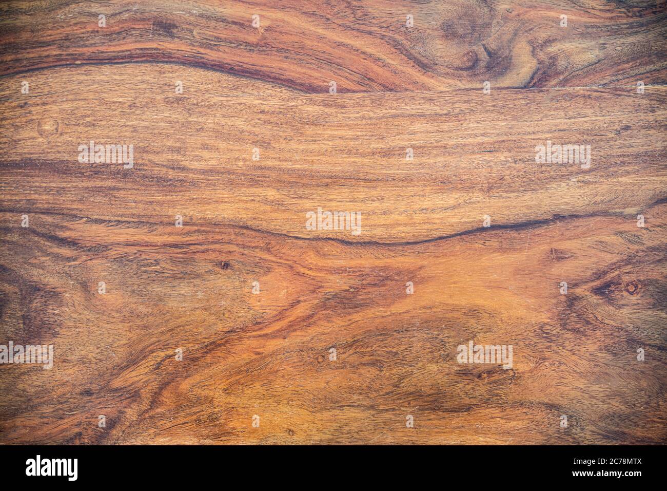 Draufsicht auf eine rustikale alte Vintage Holzfläche für Hintergrund Stockfoto