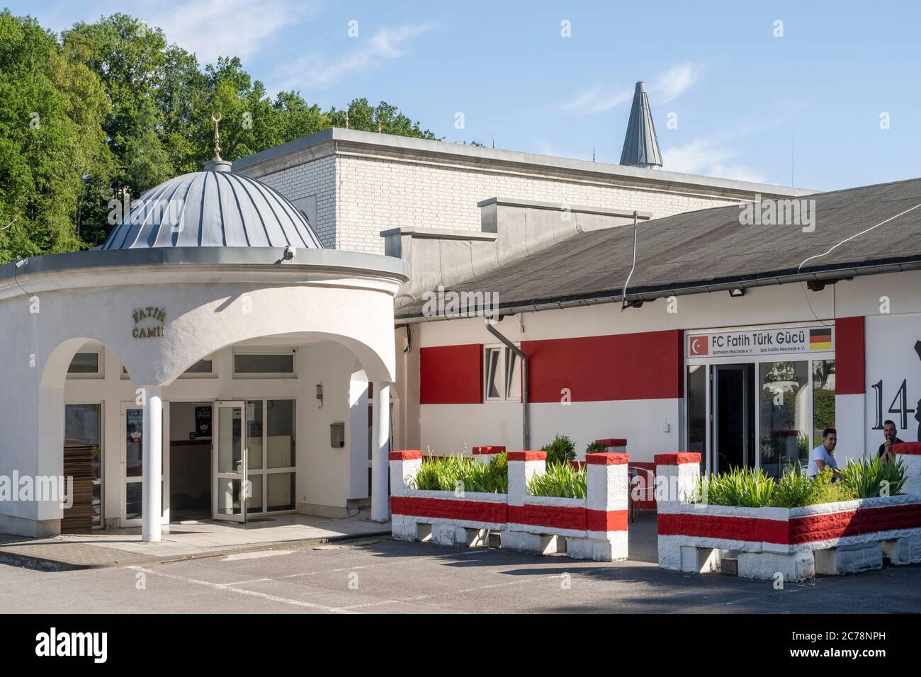 Deutschland, Nordrhein-Westfalen, Hochsauerlandkreis, Meschede, Fatih Moschee Stockfoto