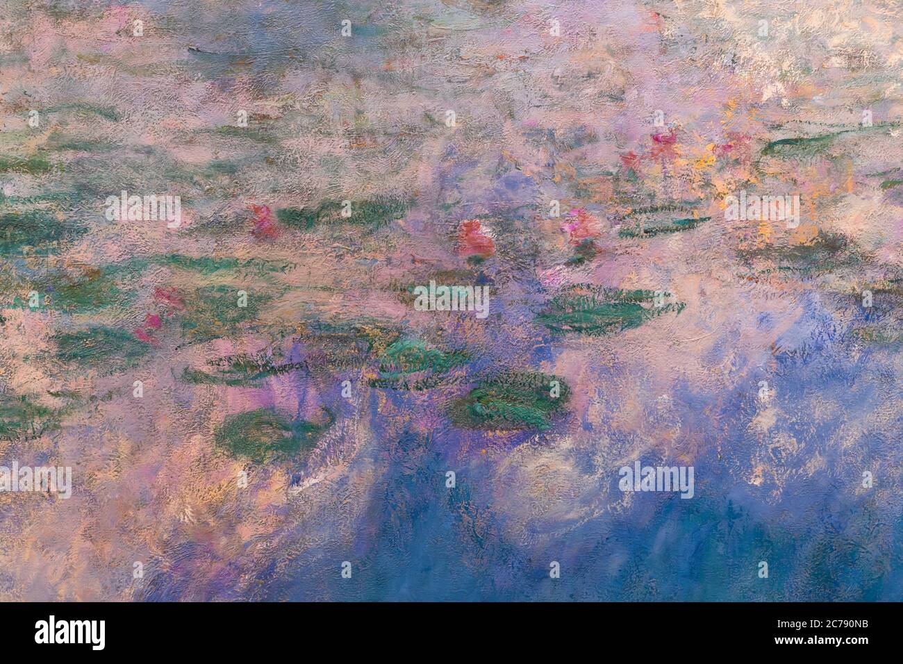 Detail, Seerosen, Claude Monet, ca. 1920, Stockfoto