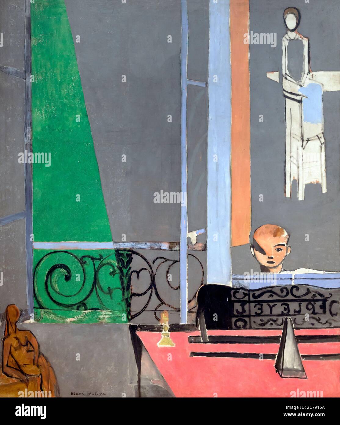 Die Klavierstunde, Henri Matisse, 1916, Stockfoto