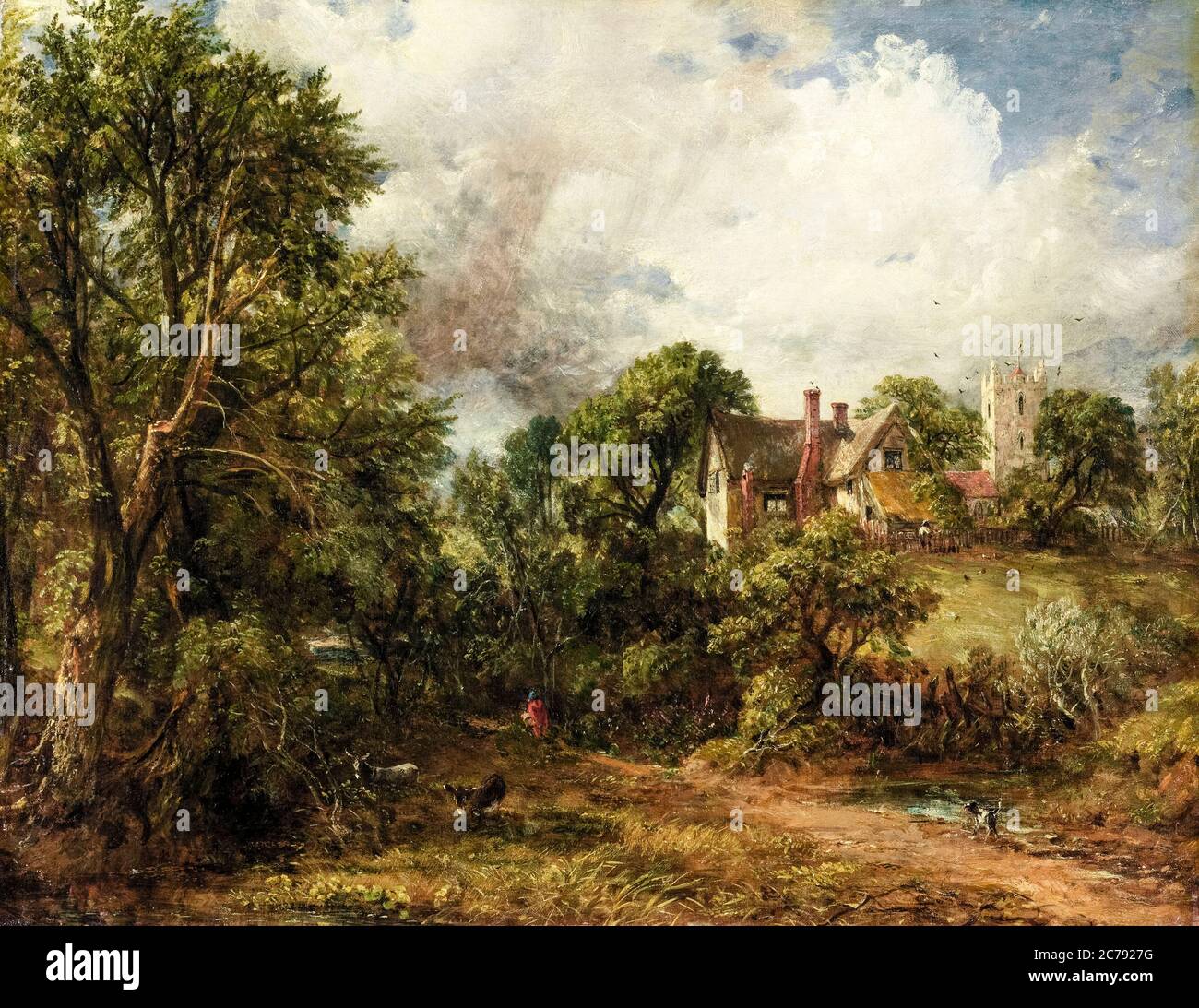 John Constable, The Glebe Farm, Landschaftsmalerei, 1827 Stockfoto