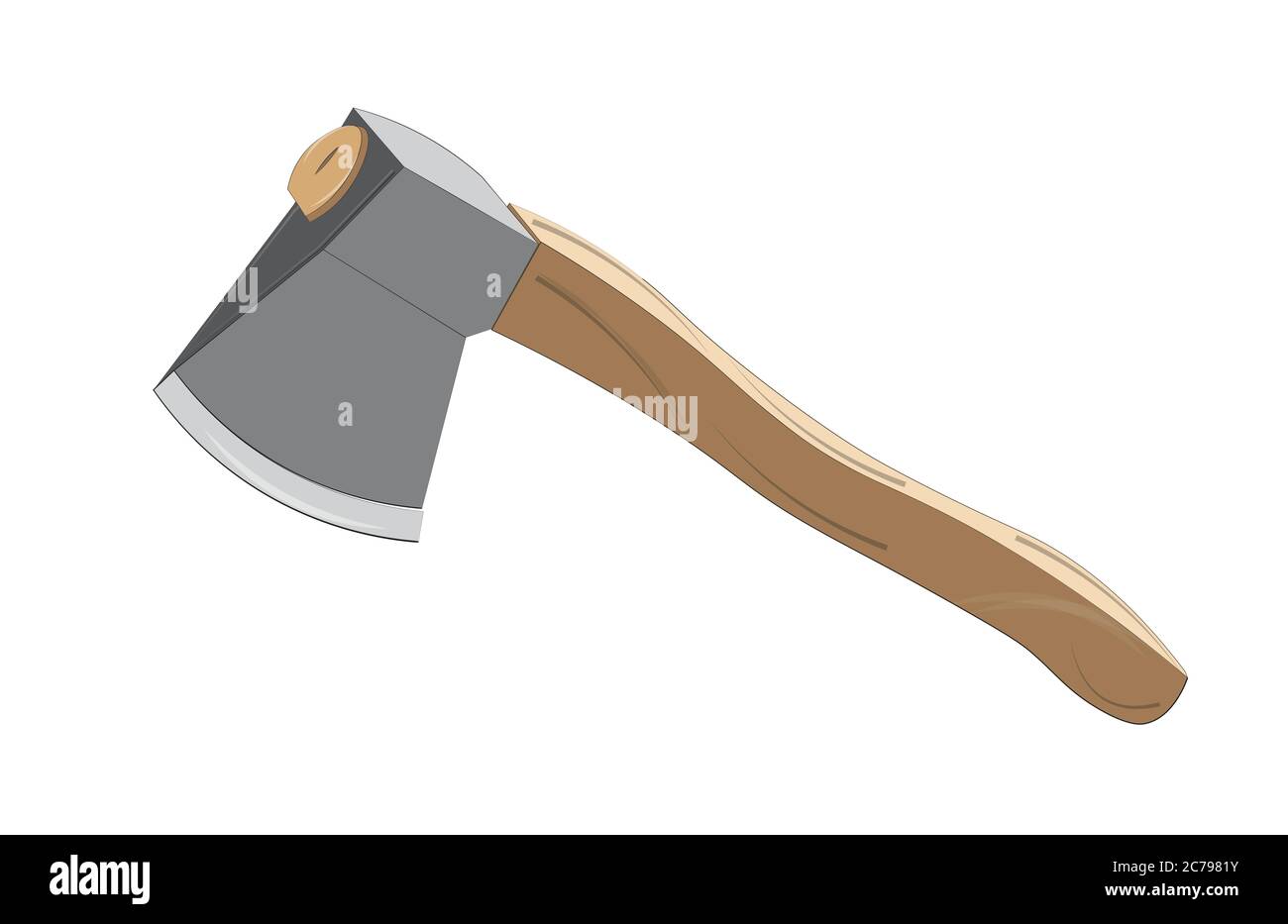 Vektorzeichnen auf weißem Hintergrund Stock Vektor