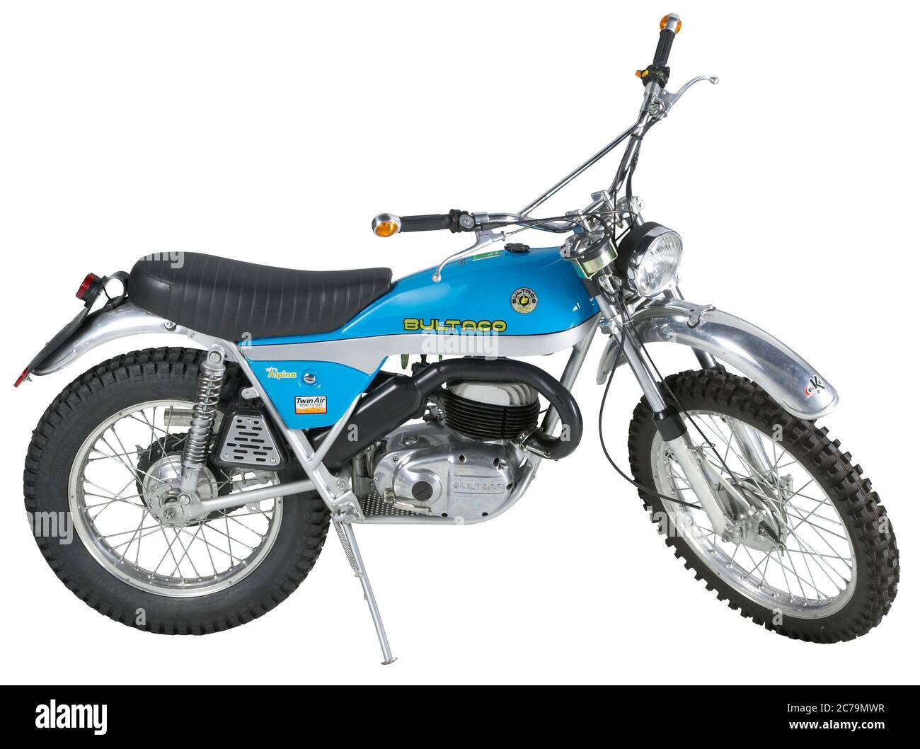 Motorrad Rahmen auf Weiß. 3D-Darstellung Stockfotografie - Alamy