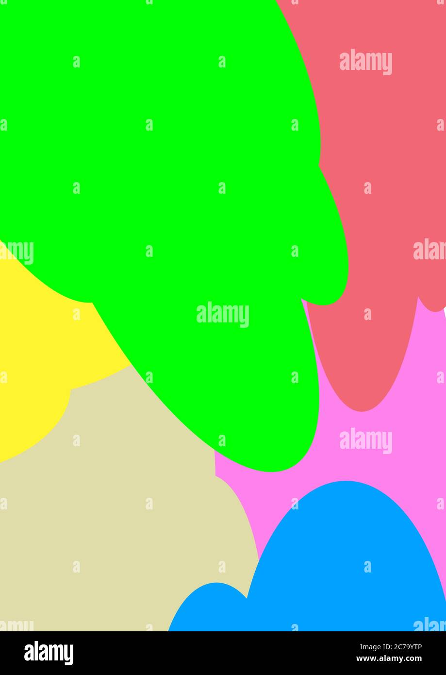 Flecken von farbigen Farbe abstrakten Vektor-Vorlage für Text. Stock Vektor