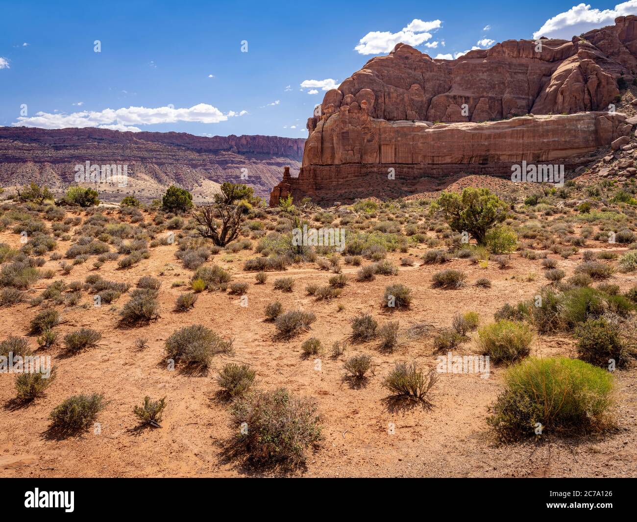 Wüste in der Nähe von Moab Utah, USA Stockfoto