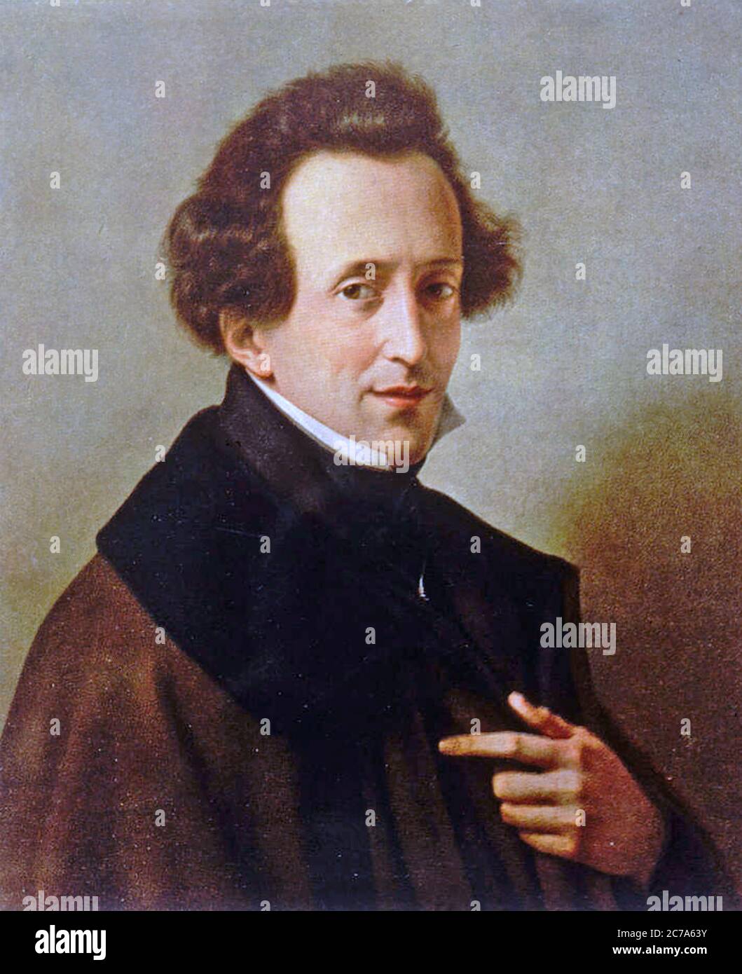 FELIX MENDELSSOHN (1809-1847) Deutscher Romantiker um 1846 Stockfoto