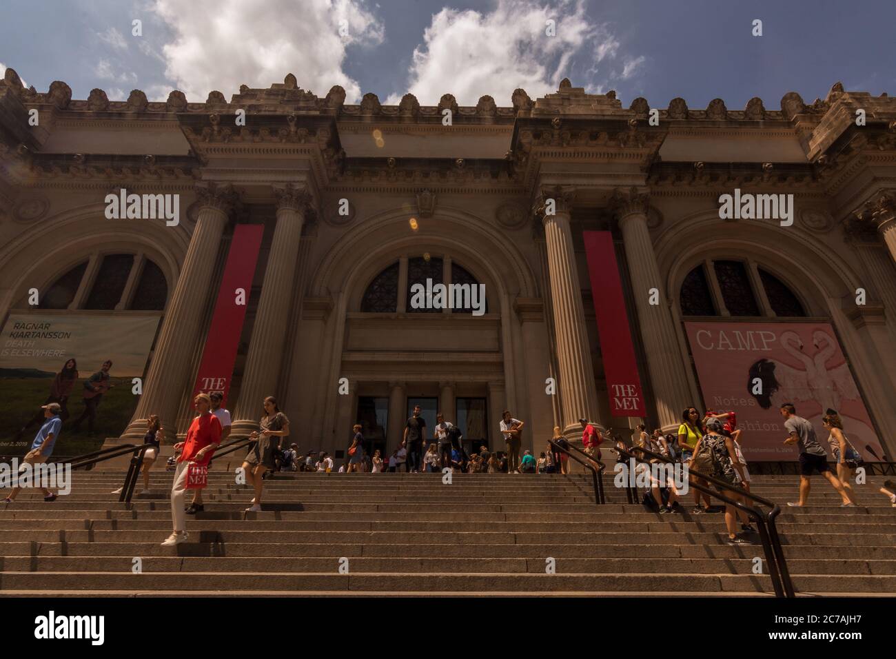 New York, NY, USA - 22. Juli 2019: Das Metropolitan Museum of Art Stockfoto