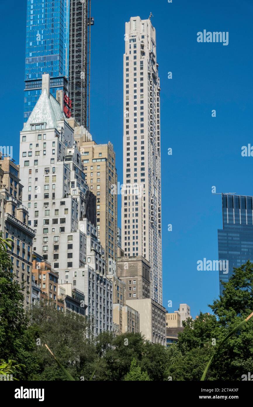 220 Central Park South, New York City, USA 2020 Stockfoto