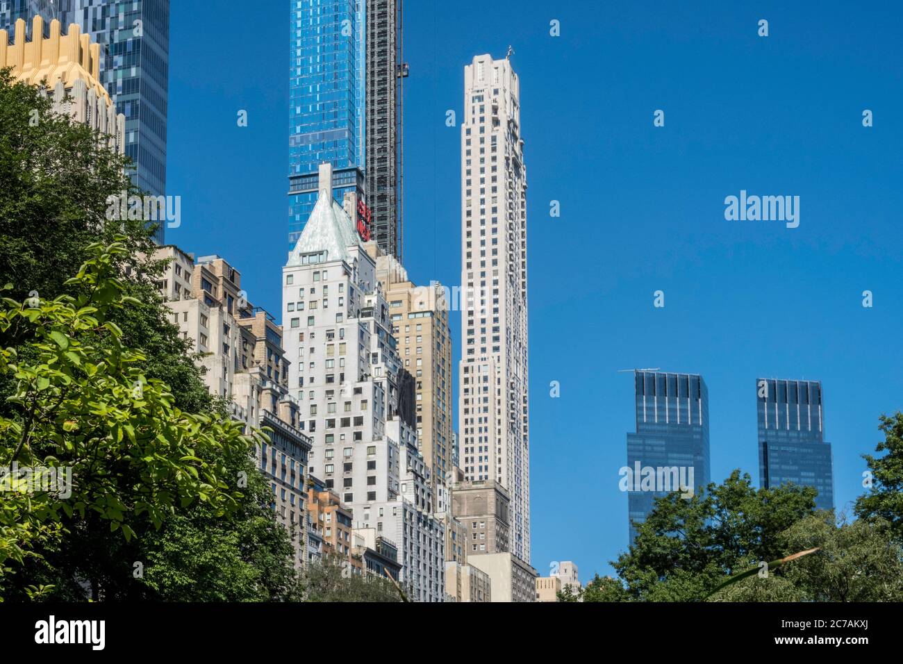 220 Central Park South, New York City, USA 2020 Stockfoto