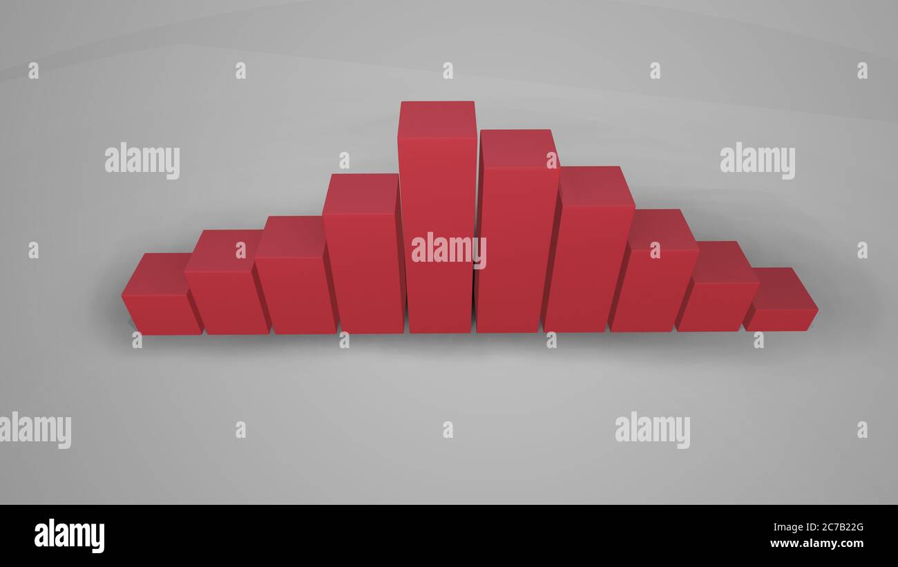 Infografik 3D Elemente oder Diagramme von Bildungsunternehmen können in der Lehre verwendet werden Stockfoto