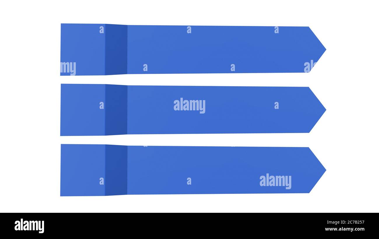 Infografik Design-Elemente mit 3 Vorlagen für Diagramm, Grafik, Präsentation und Diagramm. Geschäftskonzept mit 3 Optionen, Teilen, Schritten, Prozessen.3d il Stockfoto