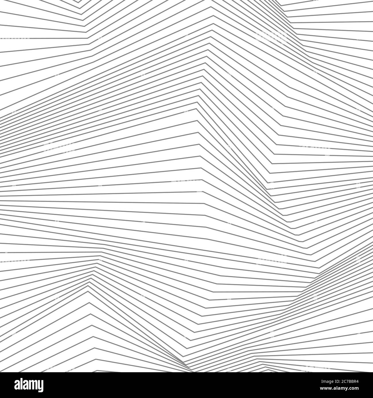 Abstrakt graue 3d Linien Brechung geometrischen Hintergrund. Vector Tech Design Stock Vektor