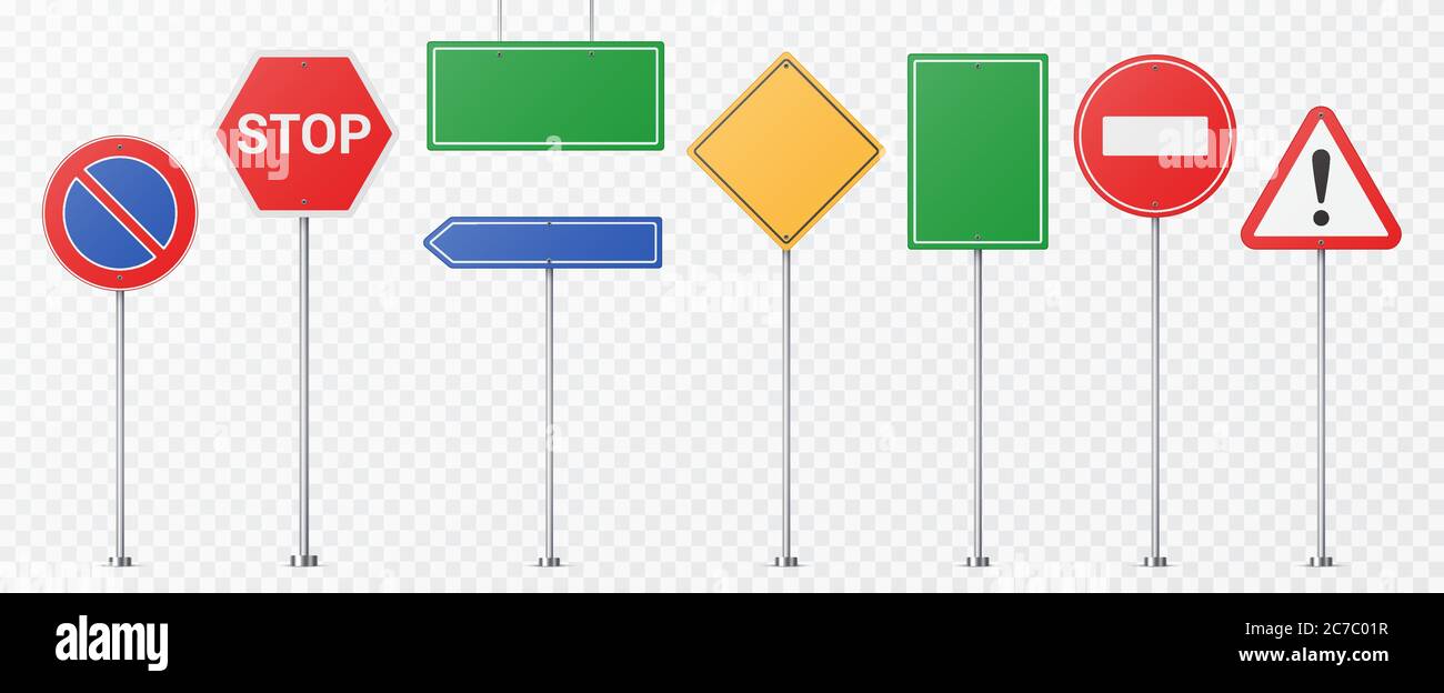 Clip Art Leer Strassenschild Stockfotos Und Bilder Kaufen Alamy