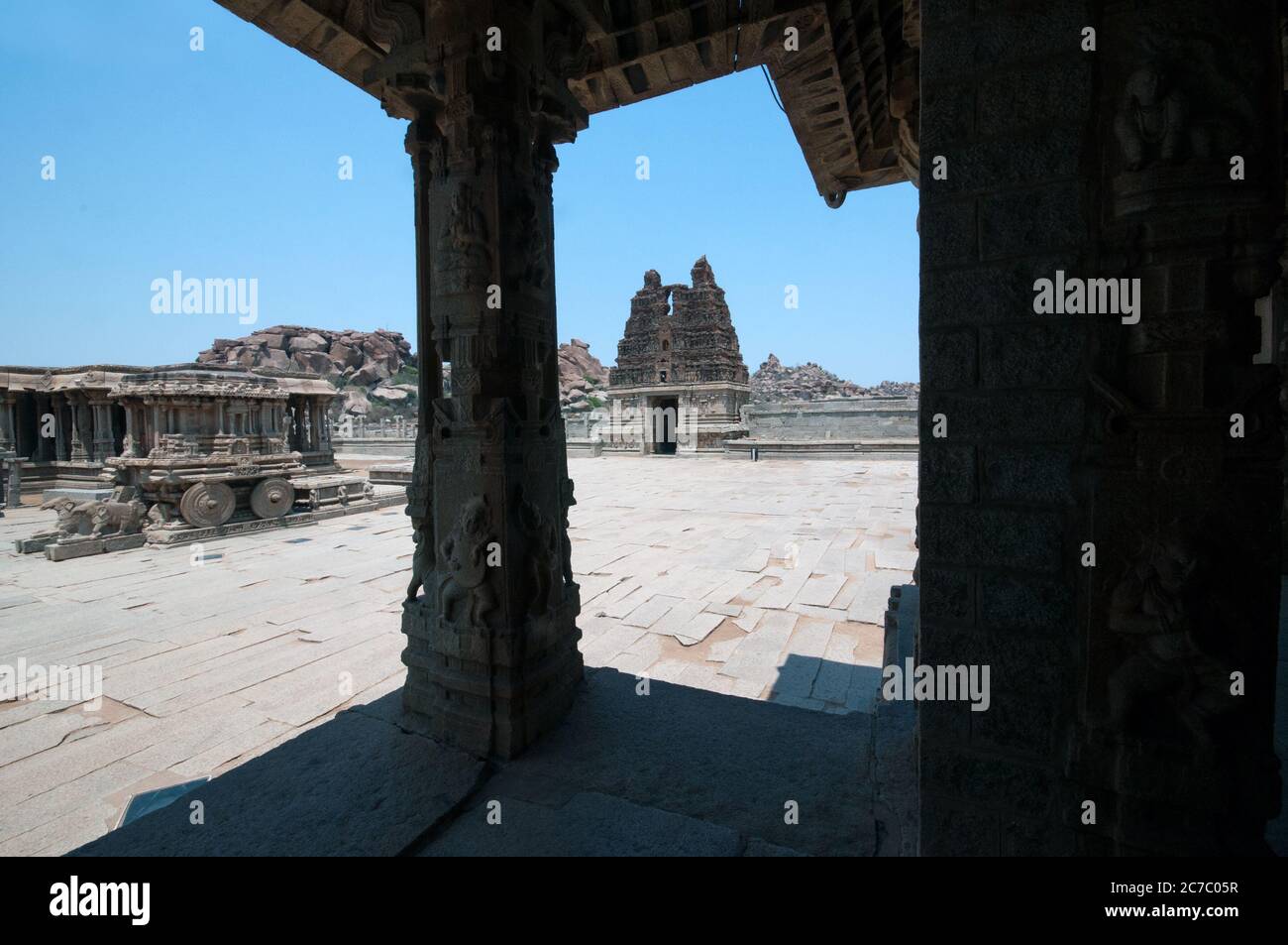 Vittala Tempel in hampi karnataka indien Stockfoto