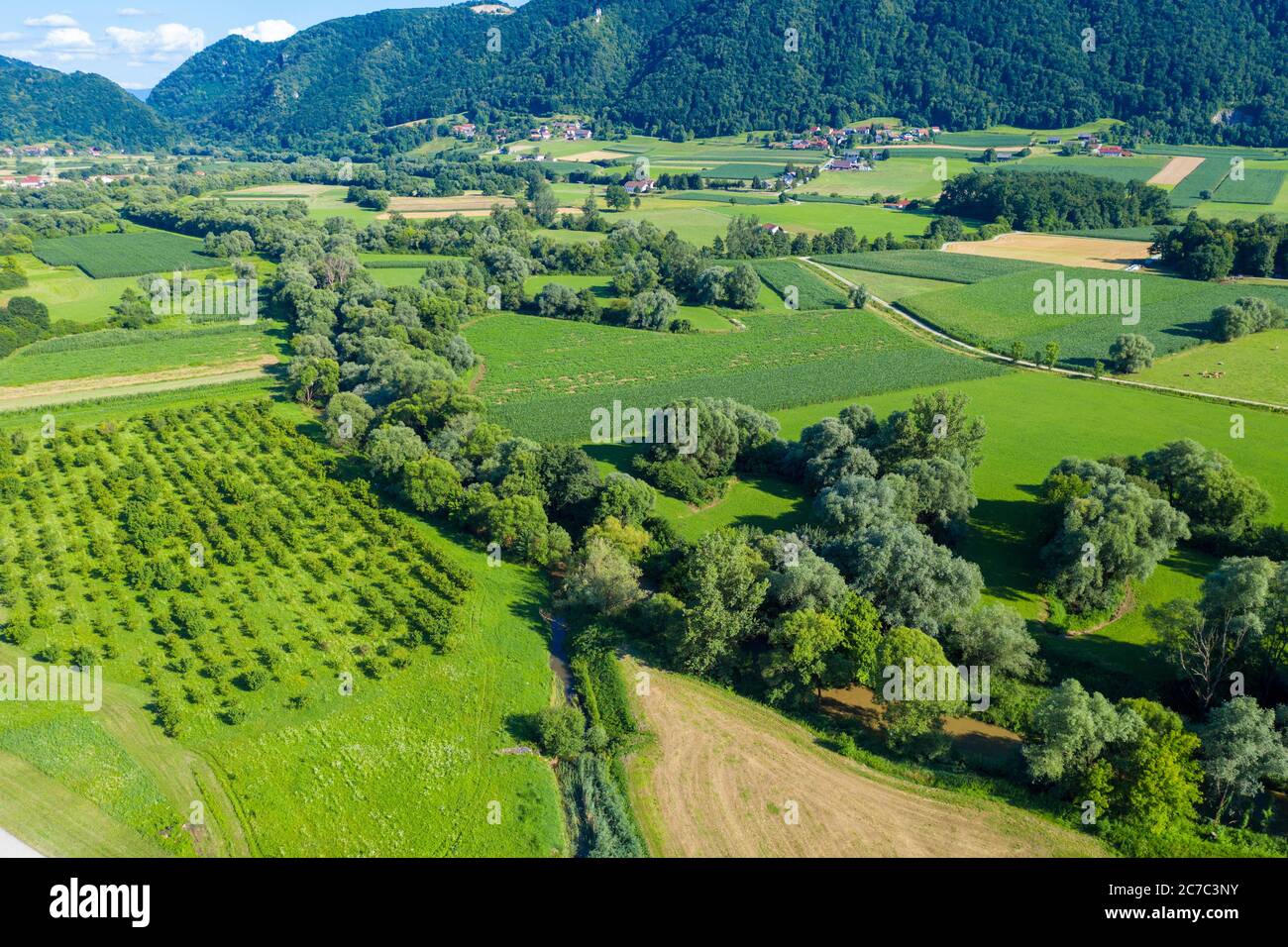 Wunderschone Slowenien Grenze Kroatien Ebenbild