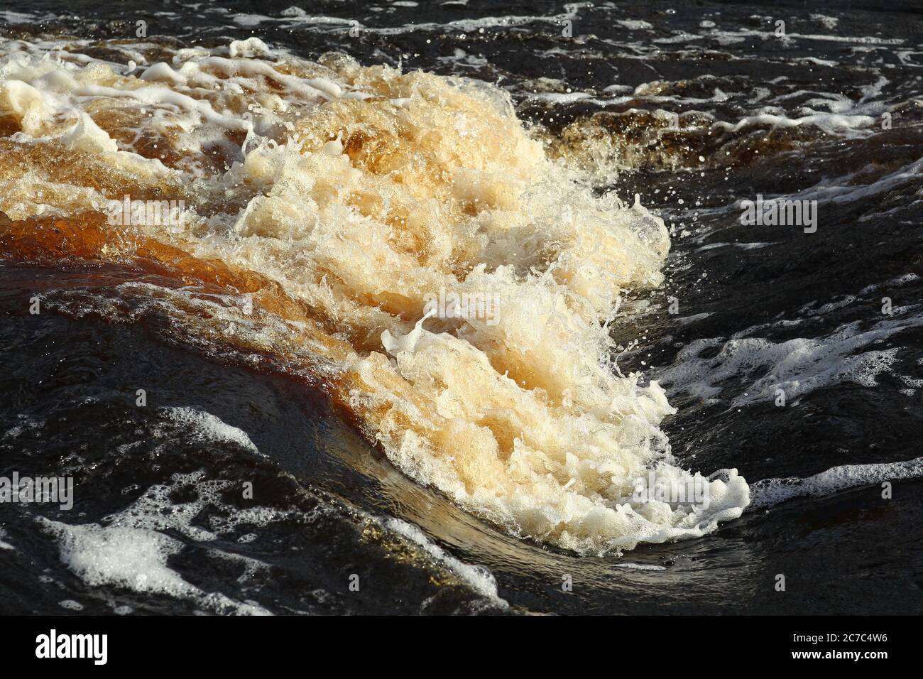 Wildwasser-Flow an Tees Sperrrage Rafting-Kurs in middlesbrough Stockfoto