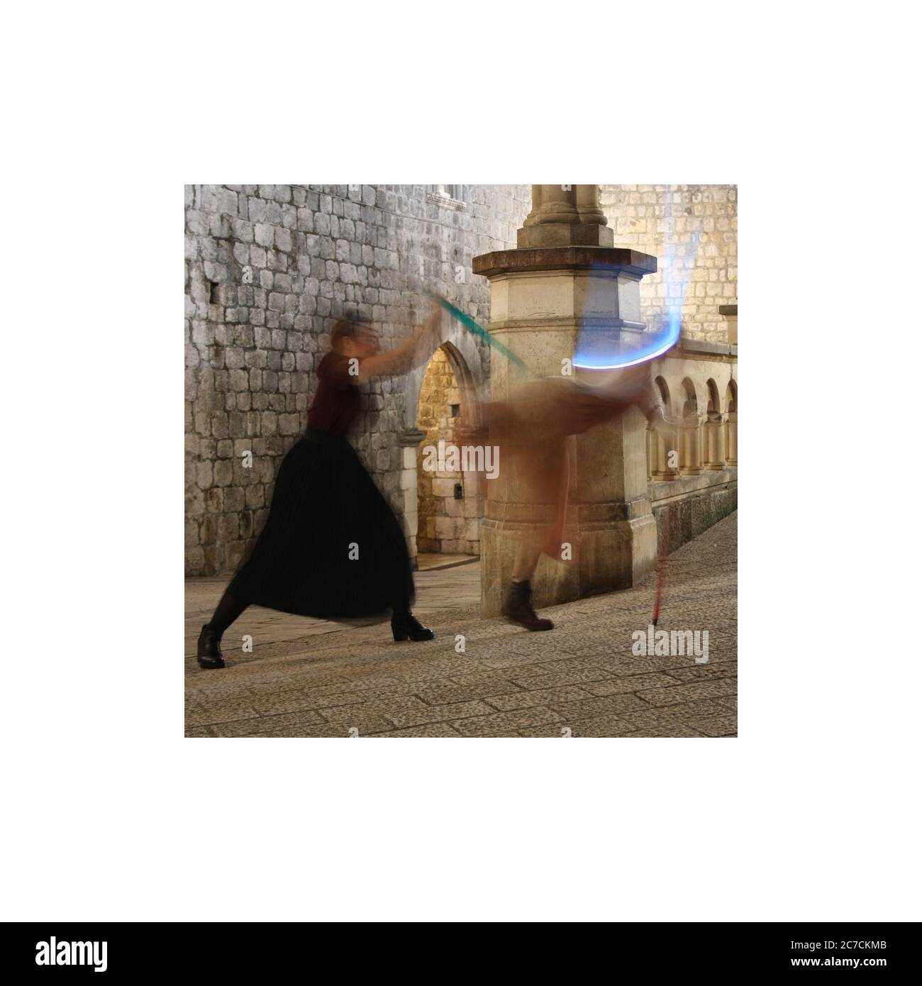 Sternenkriege in Dubrovnik Stockfoto