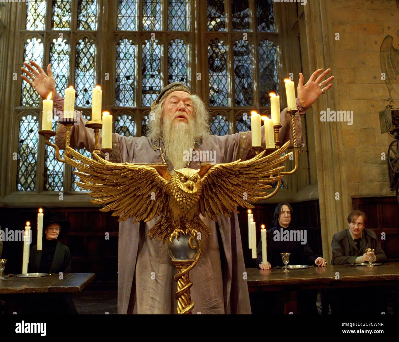 Michael Gambon als Albus Dumbledore im Film Harry Potter und der Gefangene von Azkaban - Promotional Movie Picture Stockfoto