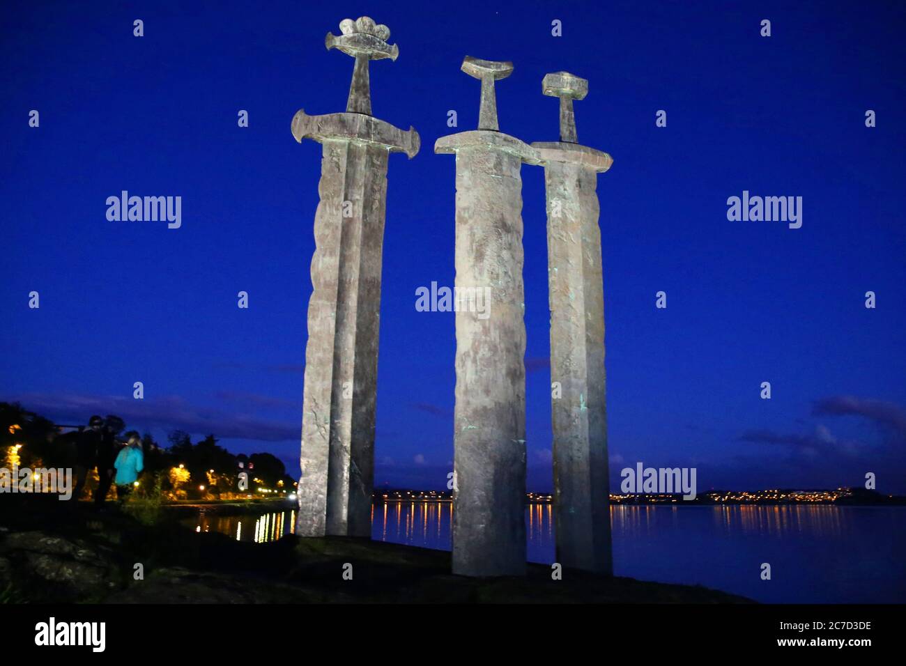 Sverd i fjell, Stavanger, Norwegen Stockfoto