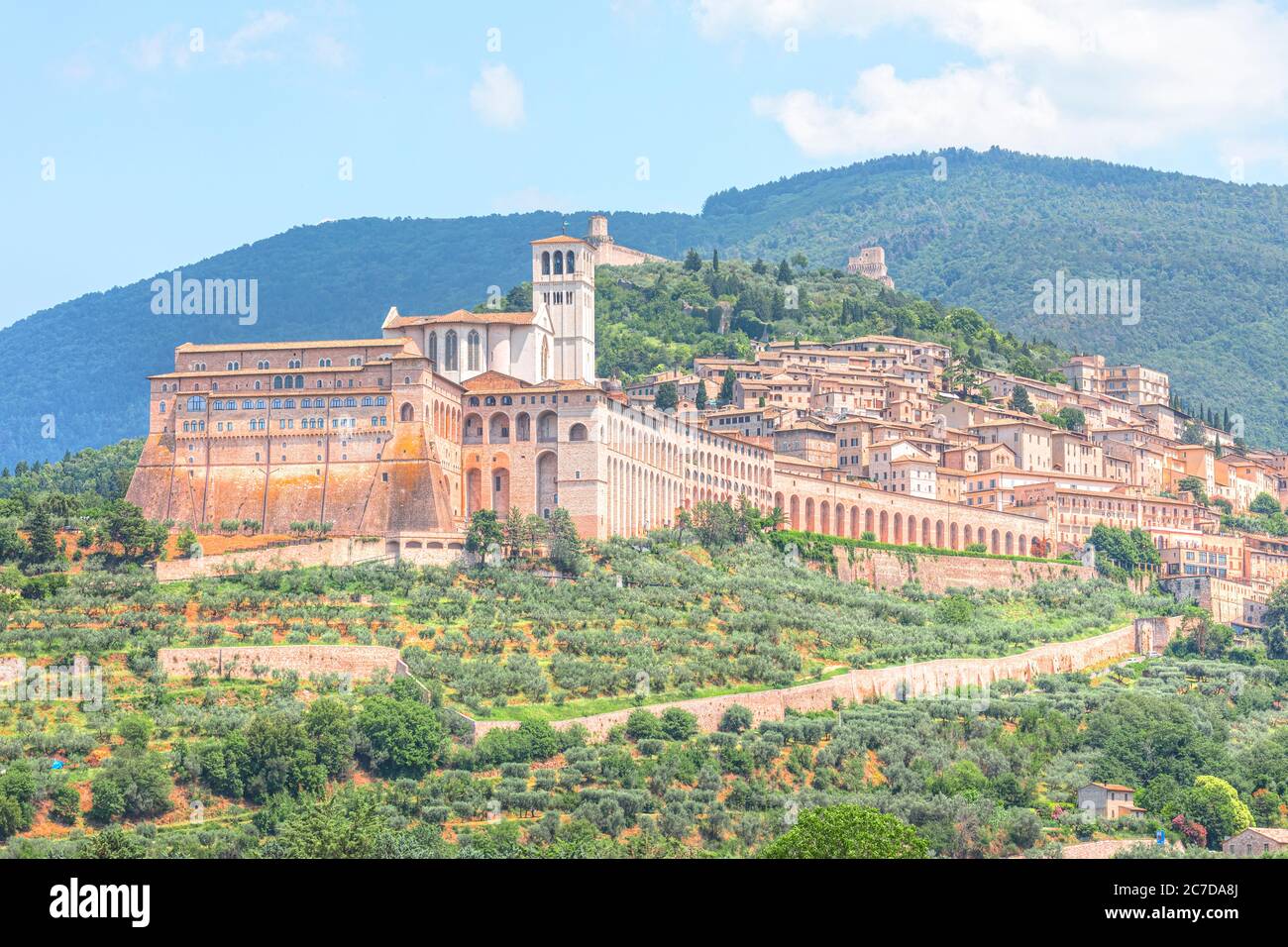 Assisi, Umbrien, Italien, Europa Stockfoto