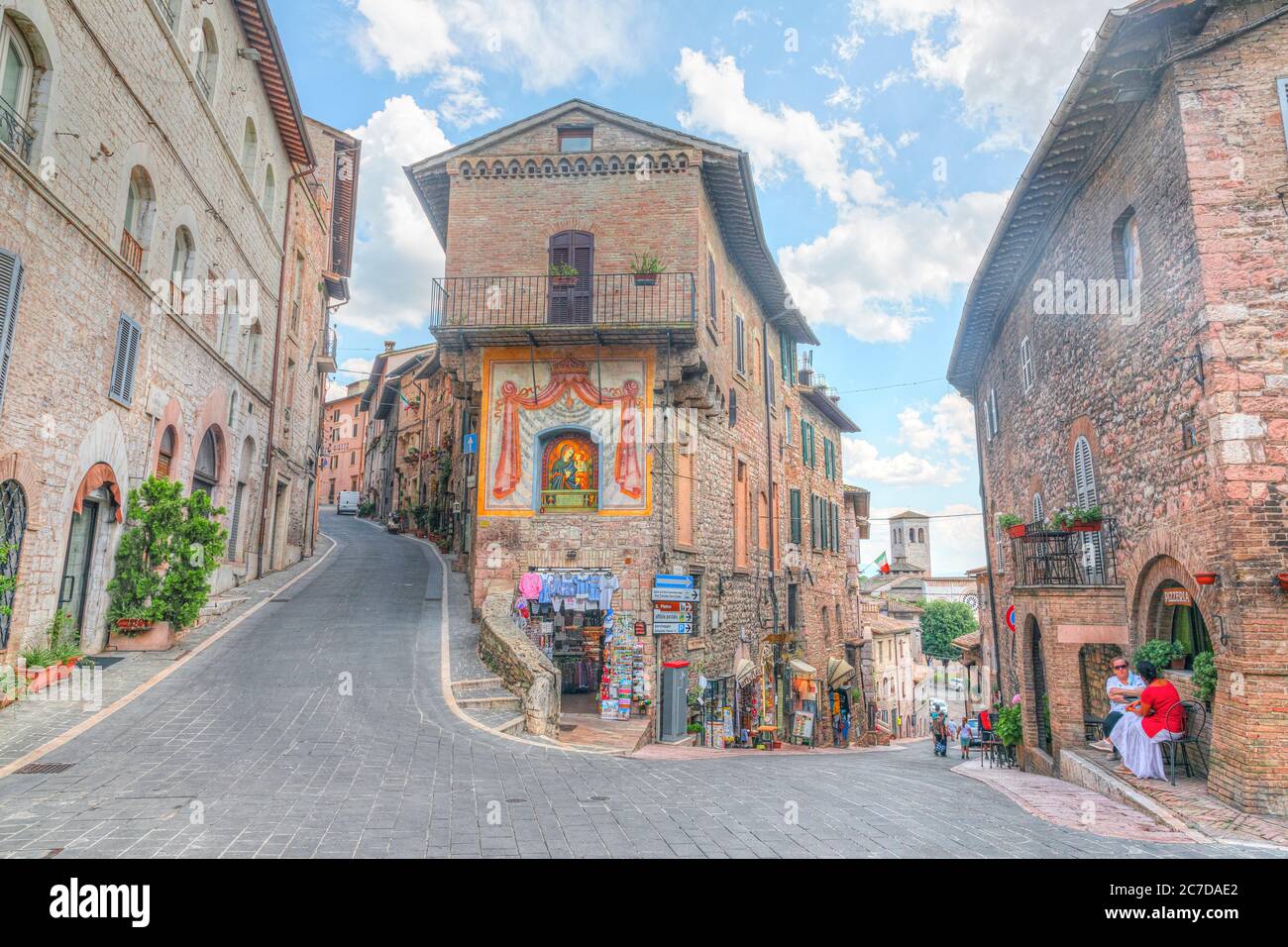 Assisi, Umbrien, Italien, Europa Stockfoto