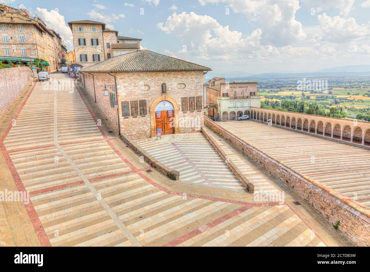 Assisi, Umbrien, Italien, Europa Stockfoto