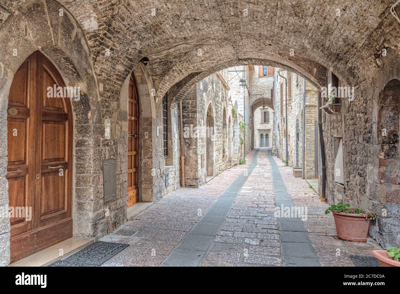 Assisi, Umbrien, Italien, Europa Stockfoto