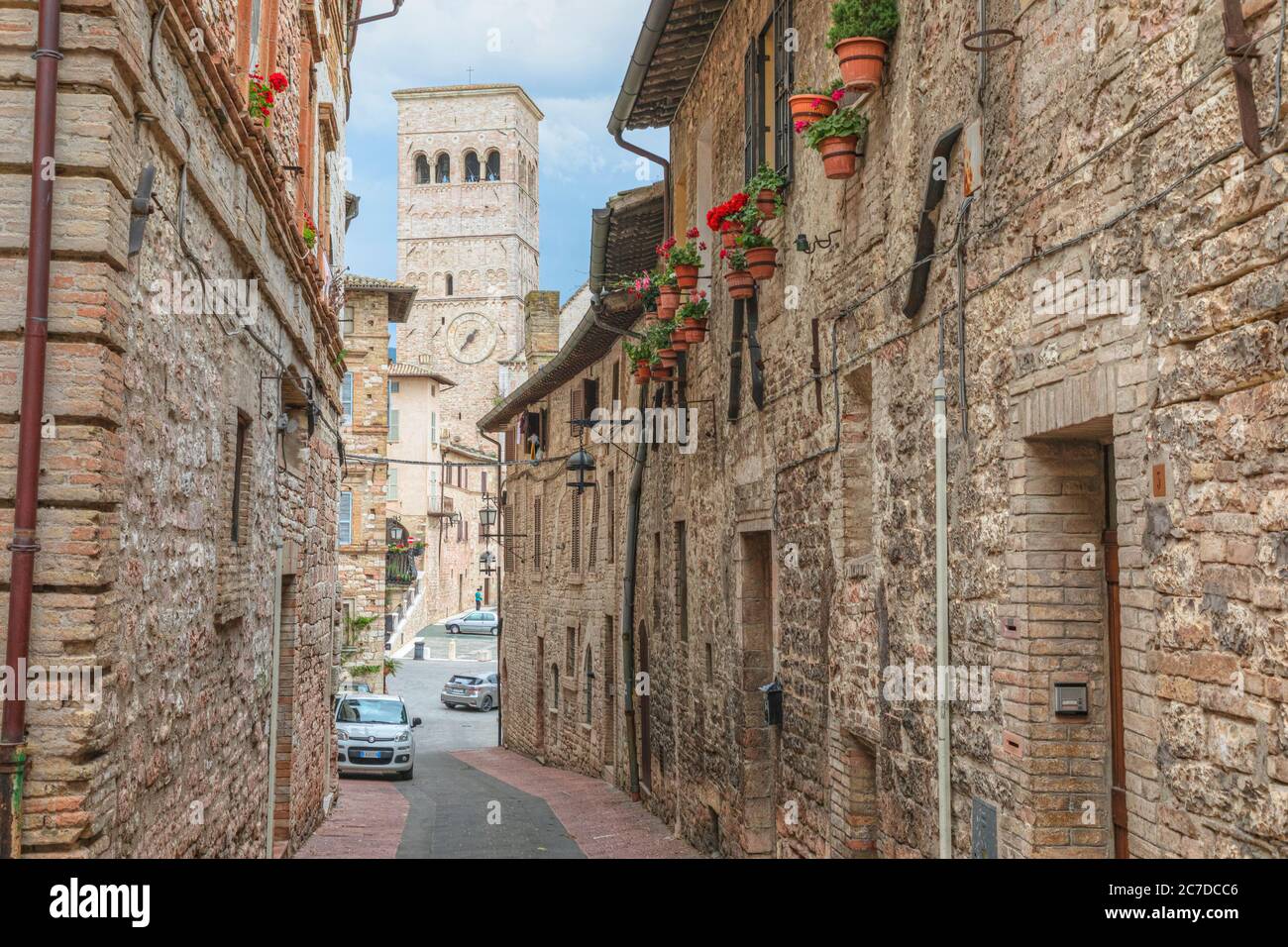 Assisi, Umbrien, Italien, Europa Stockfoto