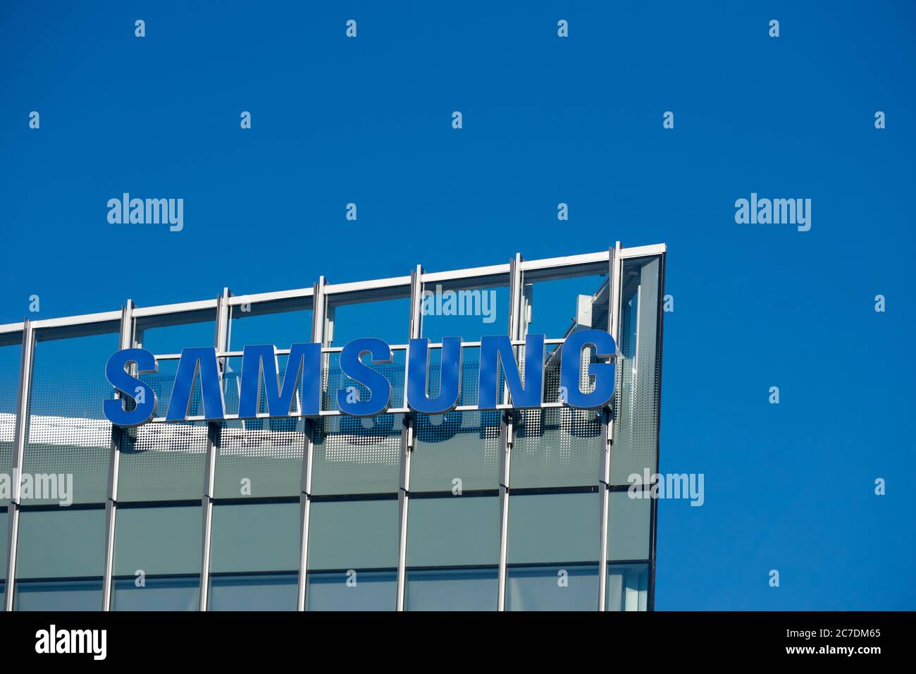 Neue Samsung Forschungs- und Entwicklungsbüros im South Flatz Gebäude auf Great Northern Way, Vancouver, BC, Kanada Stockfoto
