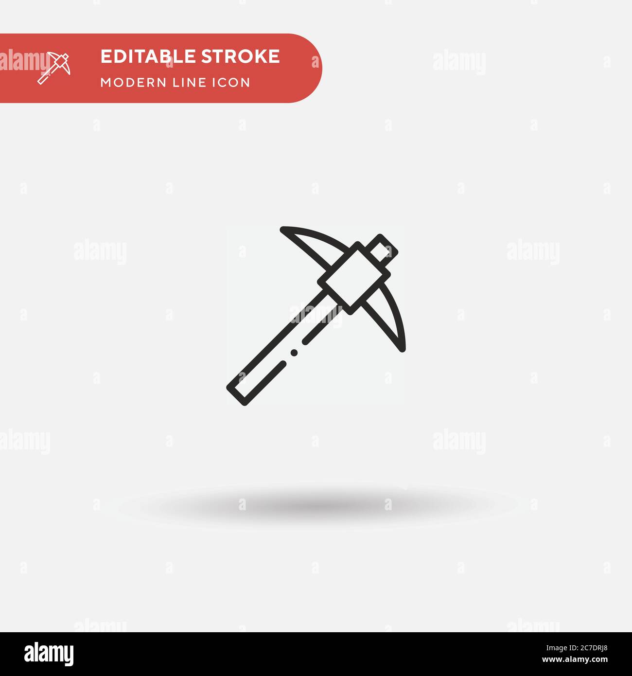 Einfaches Vektorsymbol auswählen. Illustration Symbol Design Vorlage für Web mobile UI Element. Perfekte Farbe modernes Piktogramm auf bearbeitbaren Strich. Symbole auswählen Stock Vektor