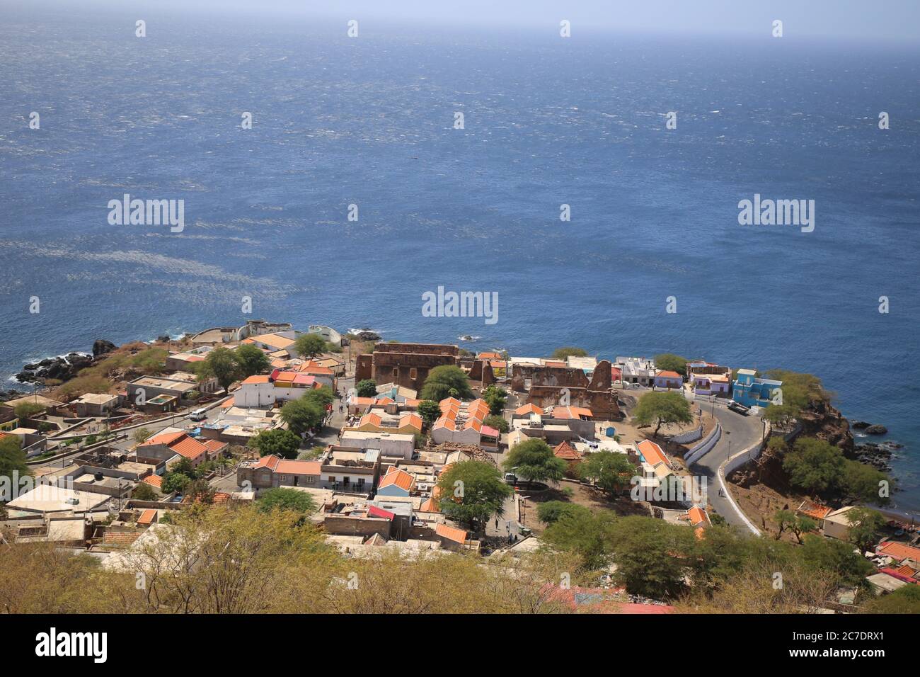 Blick auf Santiago Island, Kap Verde Stockfoto