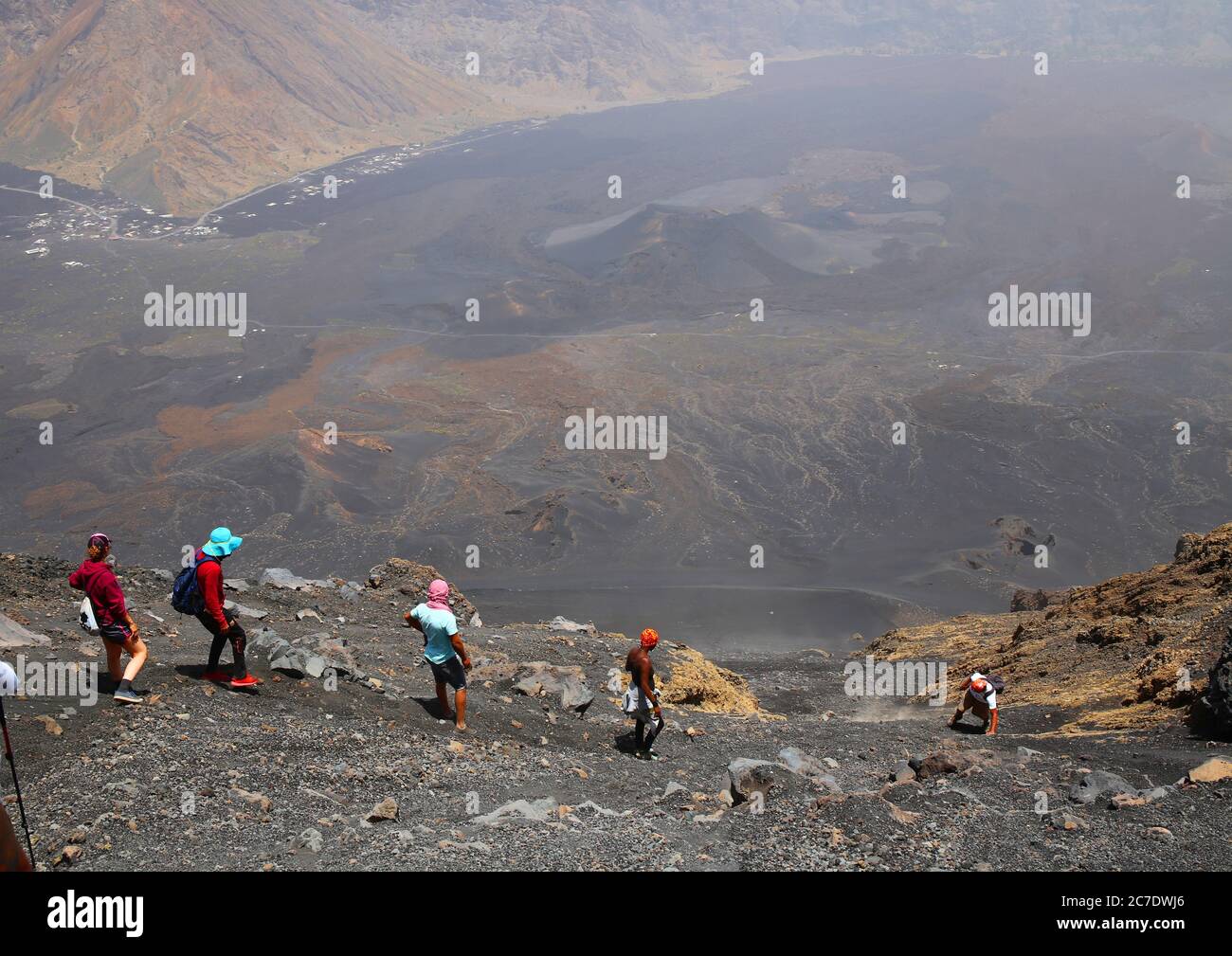 Beeindruckender Pico do Fogo, Kap Verde Stockfoto