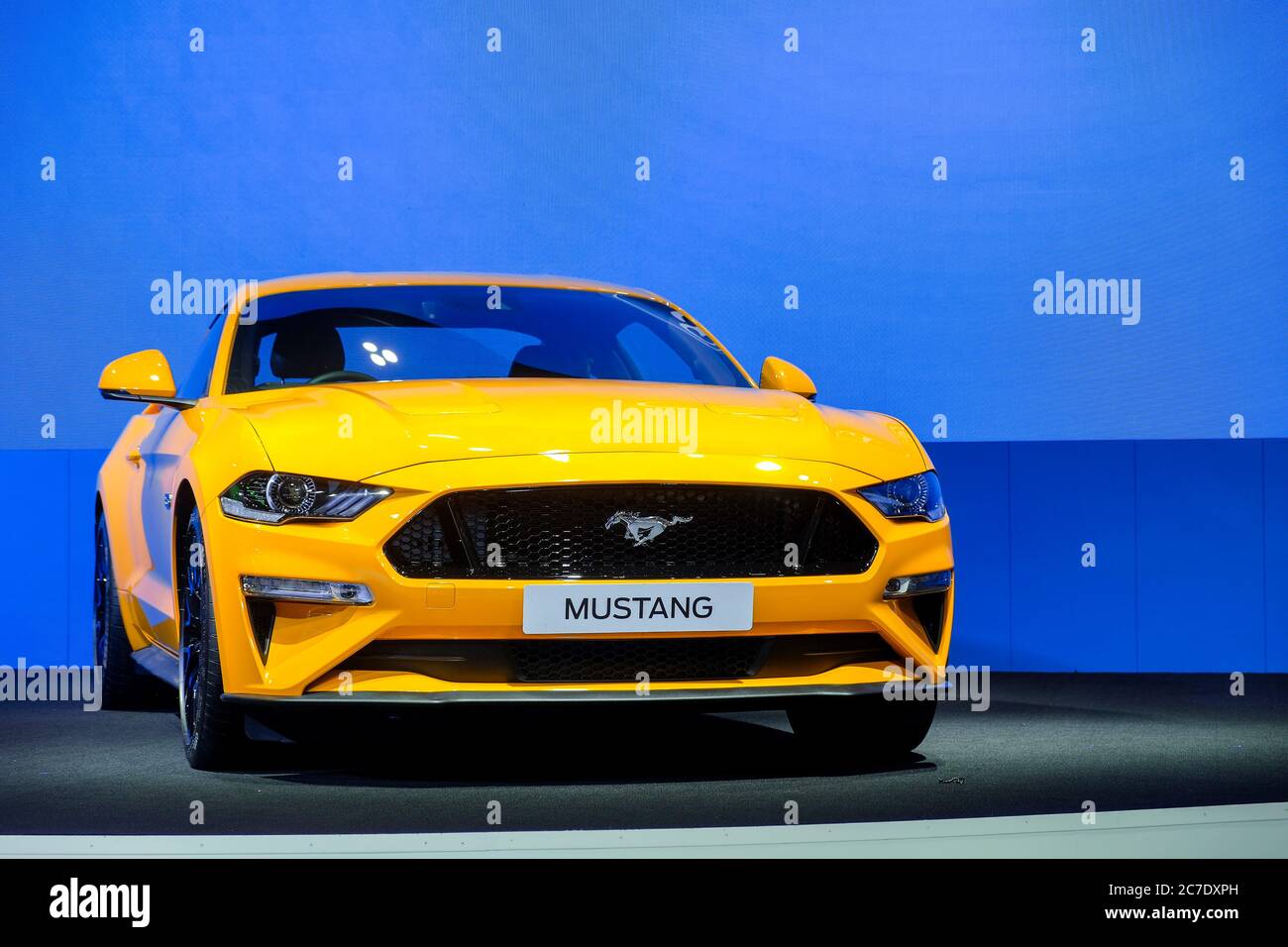 Nonthaburi-Thailand 28 NOV 2018: Ford MUSTANG Show auf der 35. Thailand International Motor Expo 2018 vom 28. NOV - 10. DEZ 2018 Stockfoto