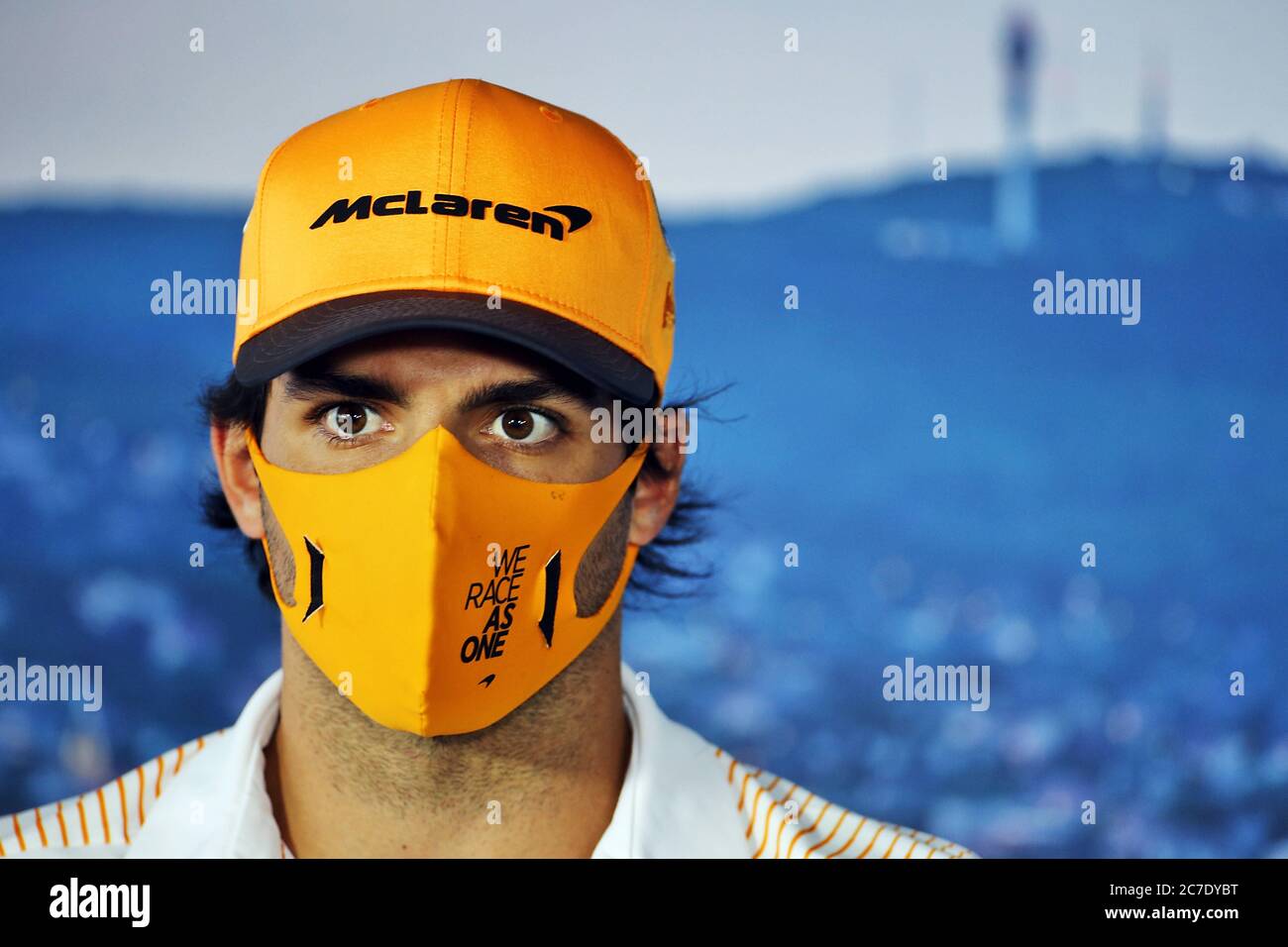 Hungaroring, Budapest, Ungarn. Juli 2020. F1 Grand Prix von Ungarn, Fahrer Ankunft und Streckenbesichtigung Tag; 55 CarlSainz ESP, McLaren F1 Team Kredit: Action Plus Sports/Alamy Live News Stockfoto