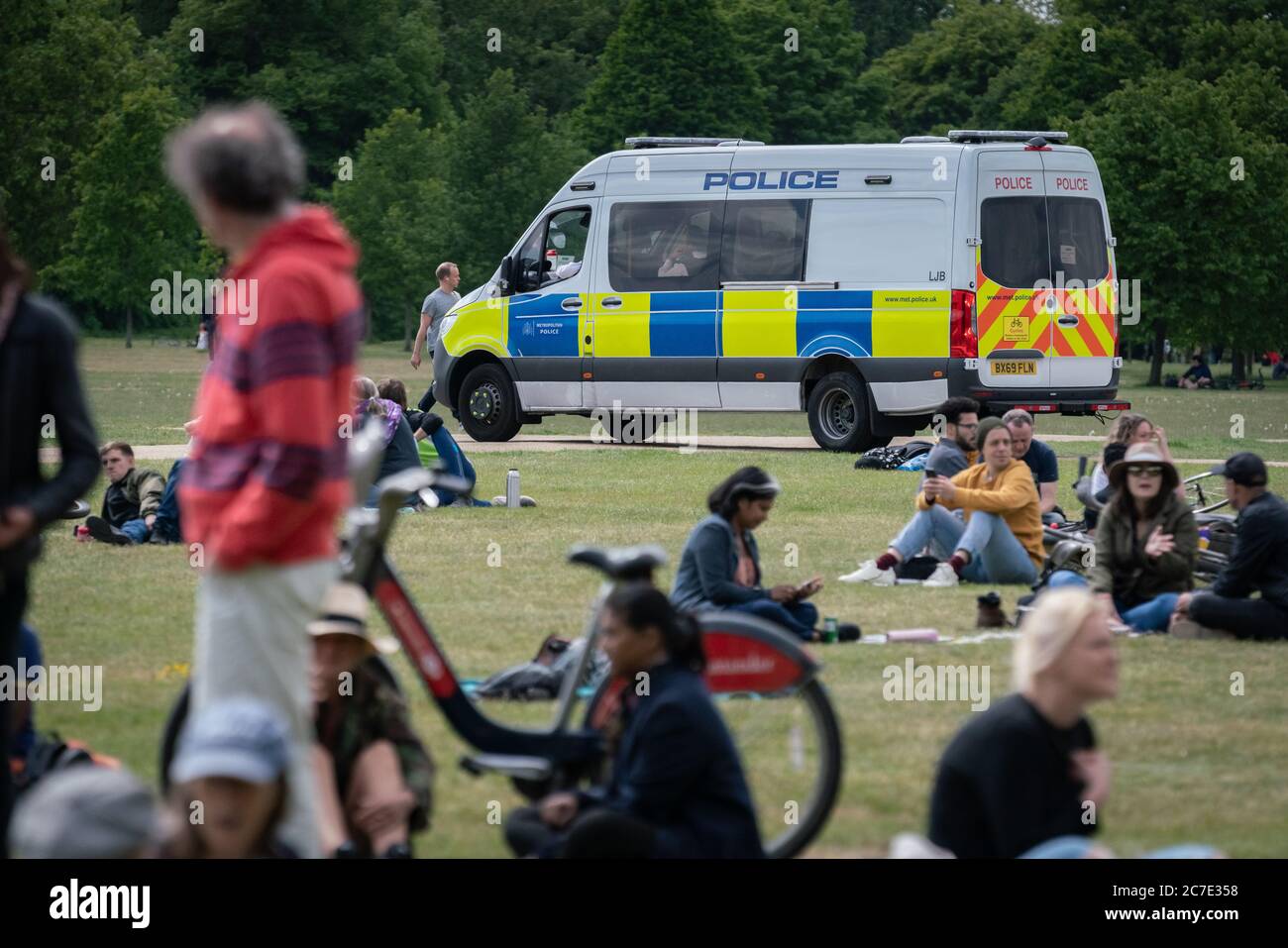 London, Großbritannien. 16. Mai 2020. Coronavirus: Anti-Lockdown-Protest im Hyde Park gegen die aktuellen Regierungsregeln des COvid-19-Lockdowns Stockfoto