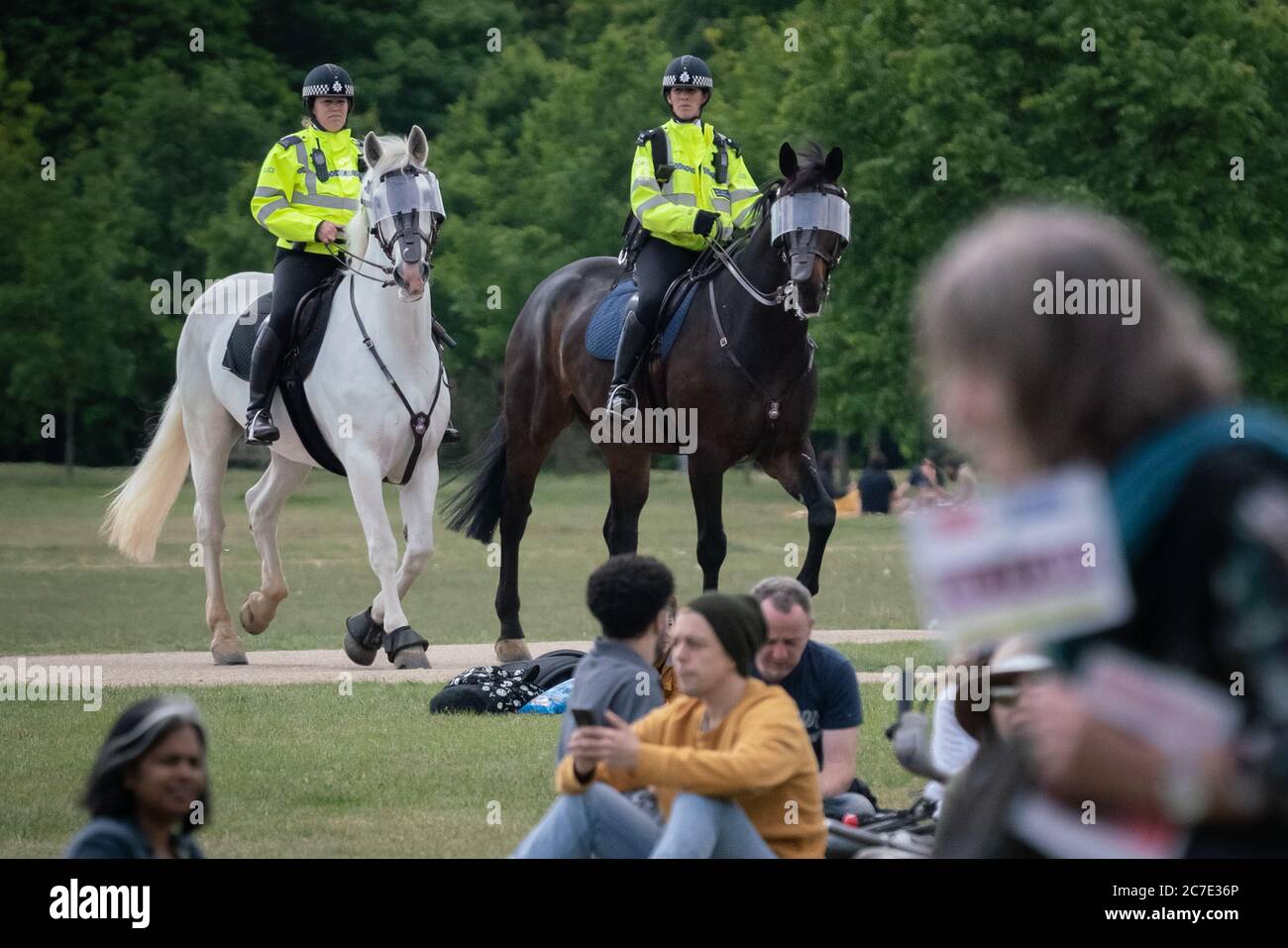 London, Großbritannien. 16. Mai 2020. Coronavirus: Anti-Lockdown-Protest im Hyde Park gegen die aktuellen Regierungsregeln des COvid-19-Lockdowns Stockfoto