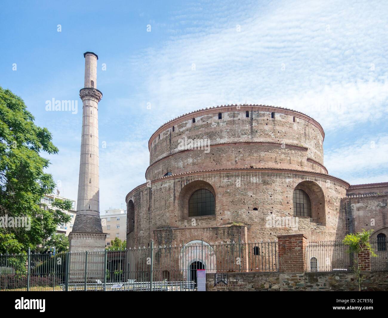 Thessaloniki, Griechenland - Mai 14 2019: UNESCO Rotunde Kirche aus dem 4. Jahrhundert, gebaut von Kaiser Galerius Stockfoto
