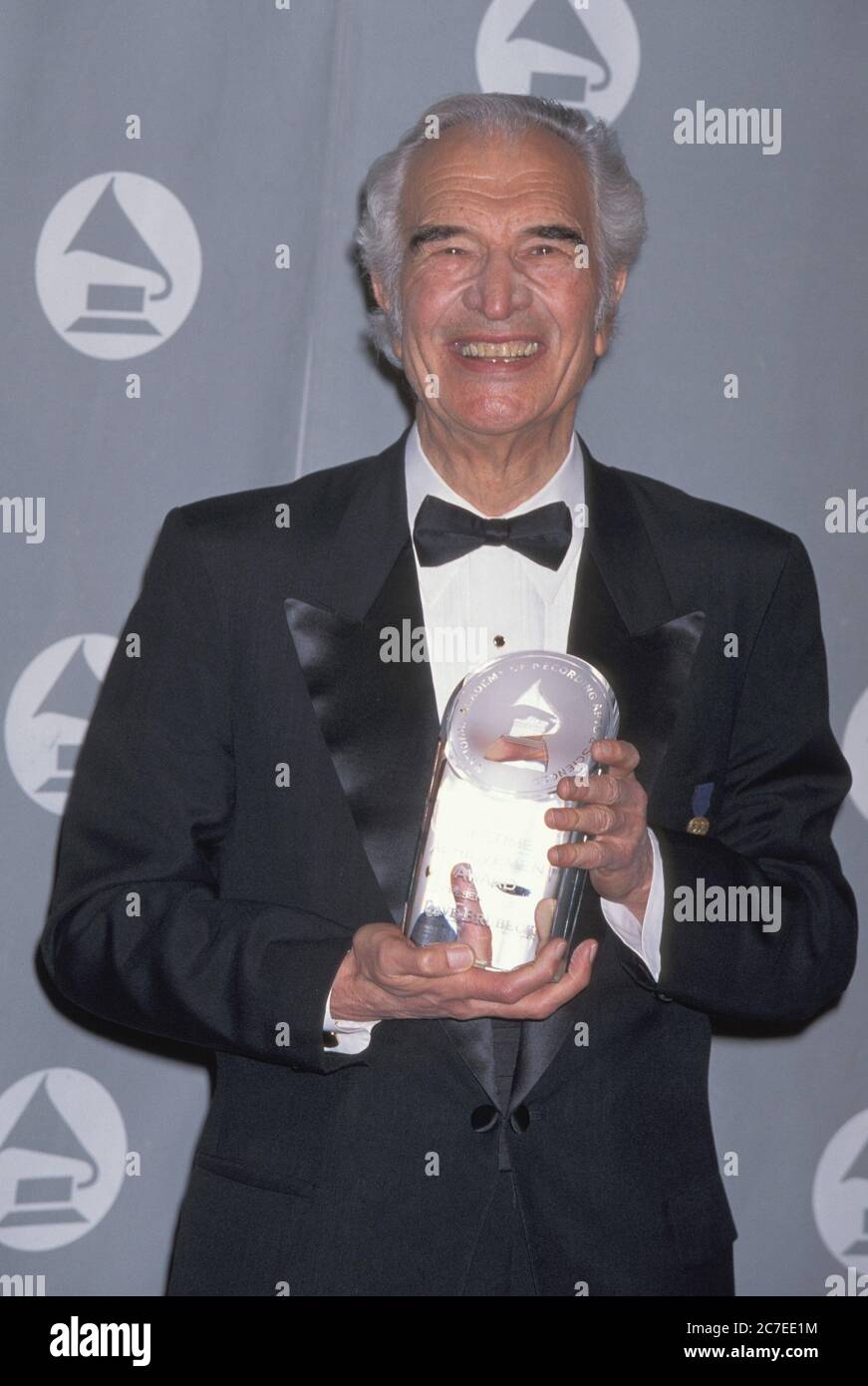 DAVE BRUBECK (1920-2012) amerikanischer Jazzpianist und Komponist bei den 38. Annual Grammy Awards in Los Angeles am 28. Februar 1996.Foto: Jeffrey Mayer Stockfoto