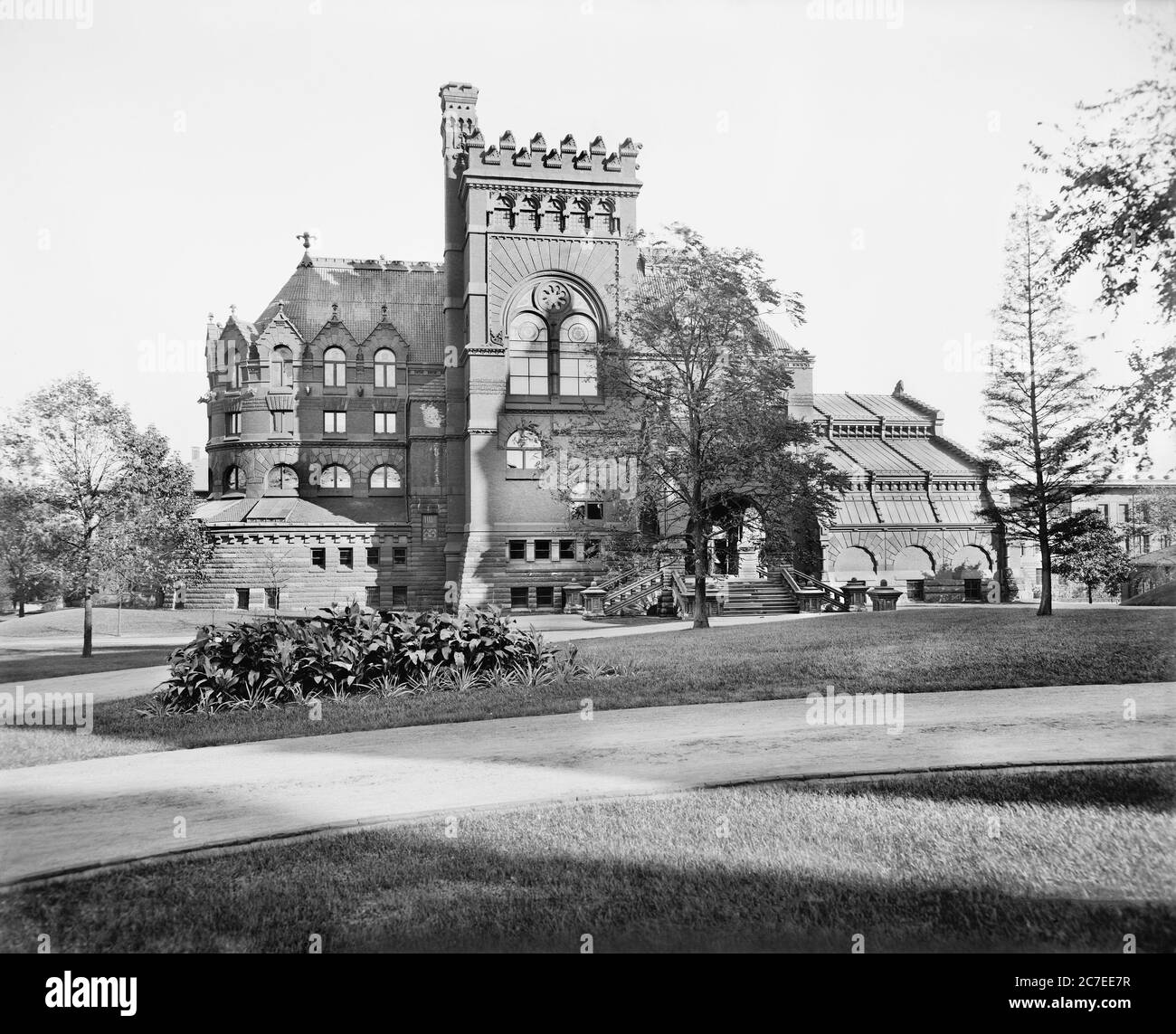 Bibliothek, University of Pennsylvania, Philadelphia, Pennsylvania, USA, Detroit Publishing Company, 1900 Stockfoto