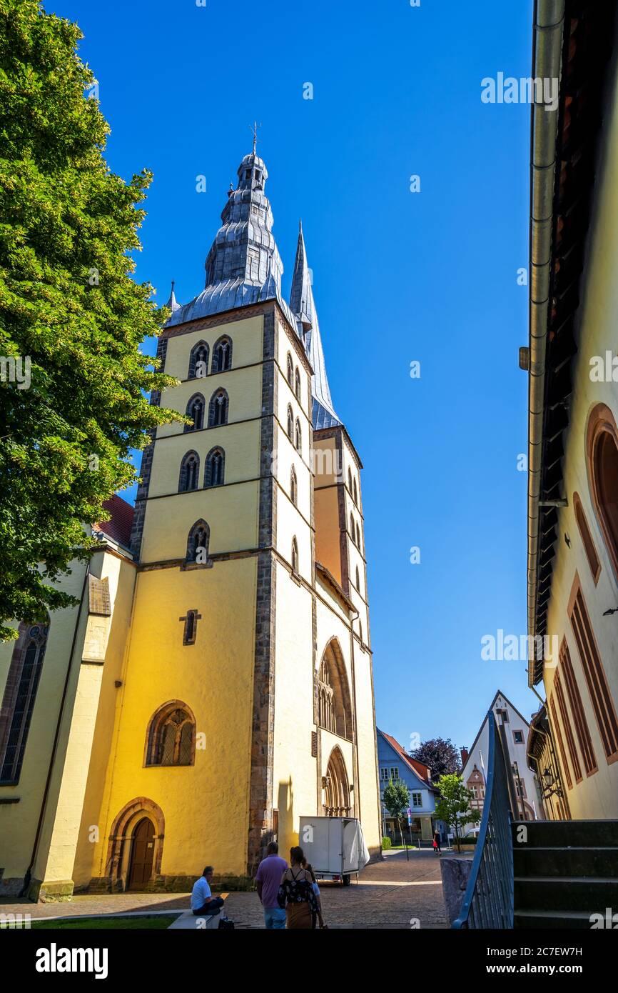 Historische Stadt Lemgo, Deutschland Stockfoto