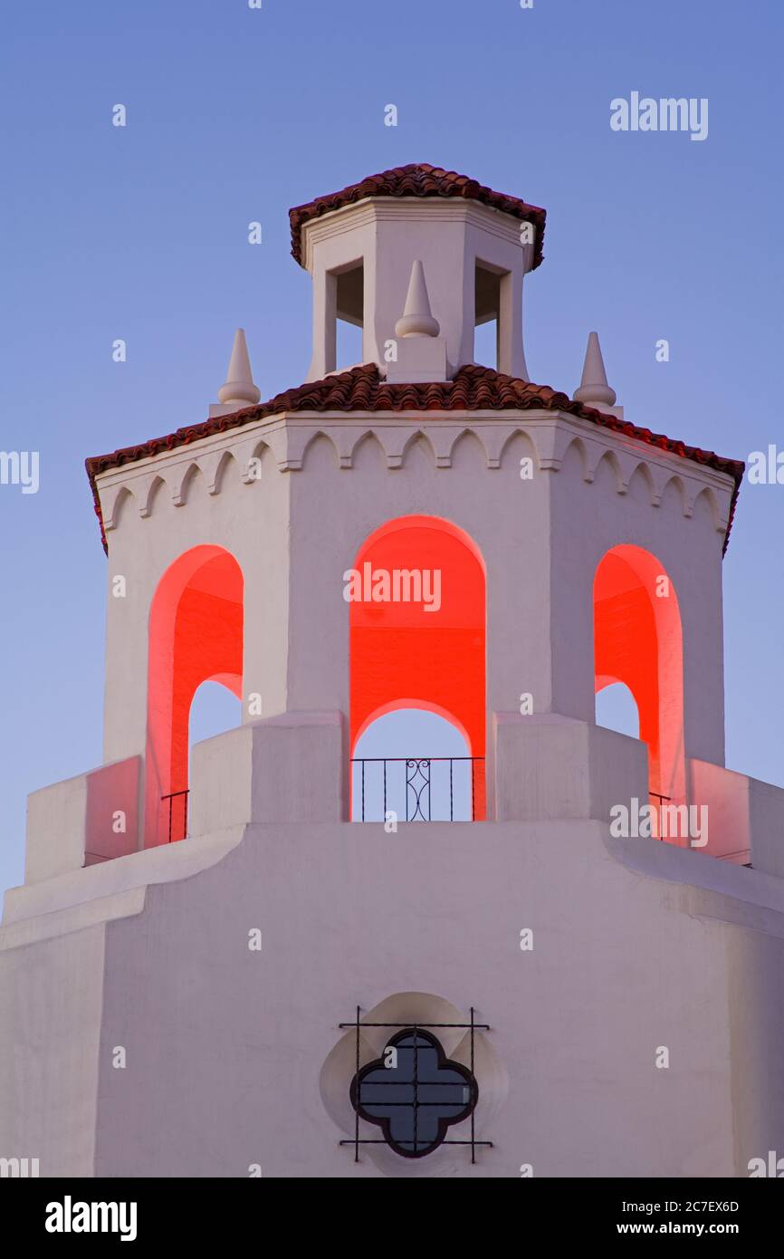 Historisches Fox Theater in Riverside City, Kalifornien, USA, Nordamerika Stockfoto